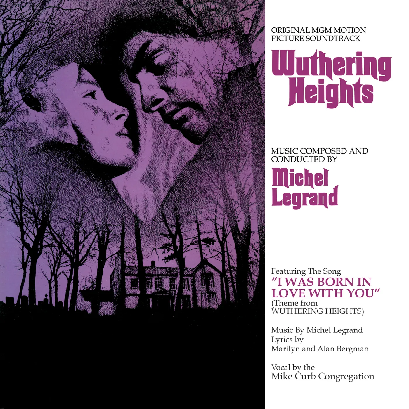 Michel Legrand WUTHERING HEIGHTS: ORIGINAL MGM MOTION PICTURE Vinyl Record