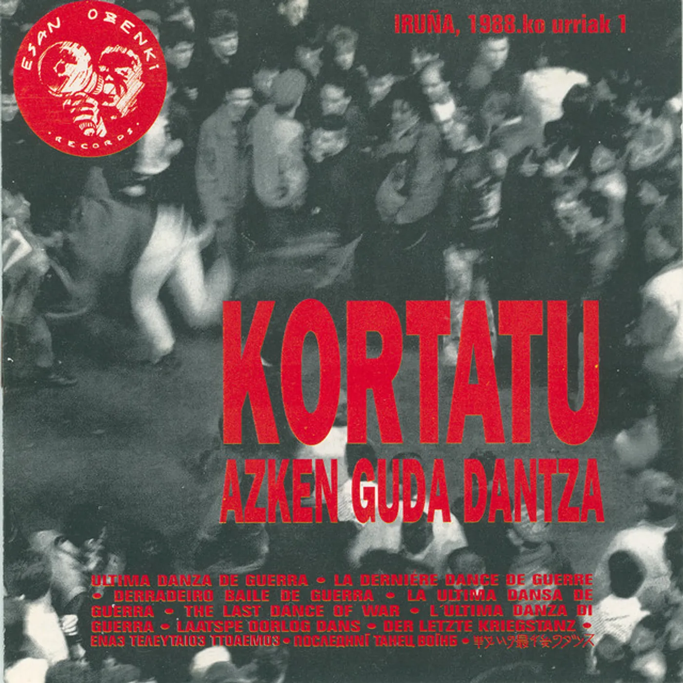 Kortatu Azken Guda Dantza Vinyl Record