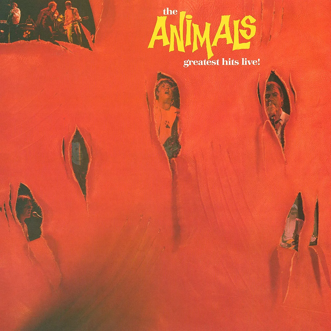 The Animals GREATEST HITS LIVE Vinyl Record