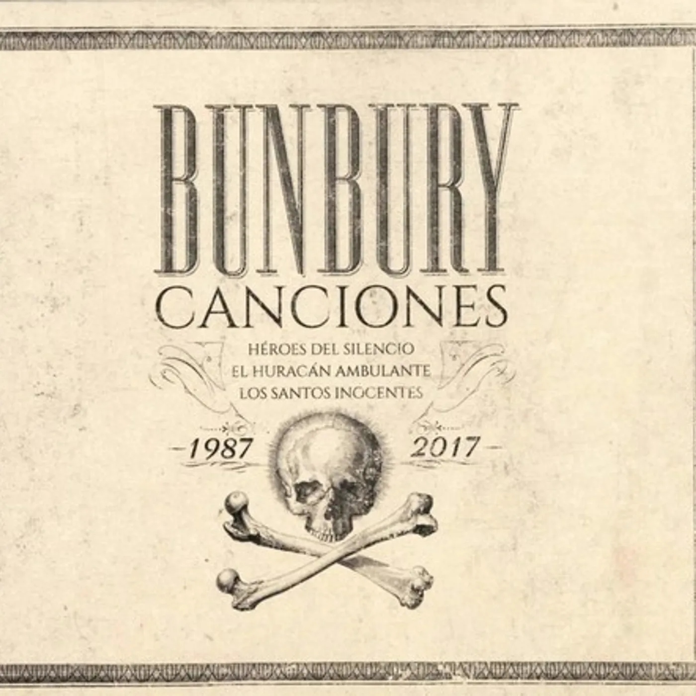 Bunbury CANCIONES 1987-2017 CD