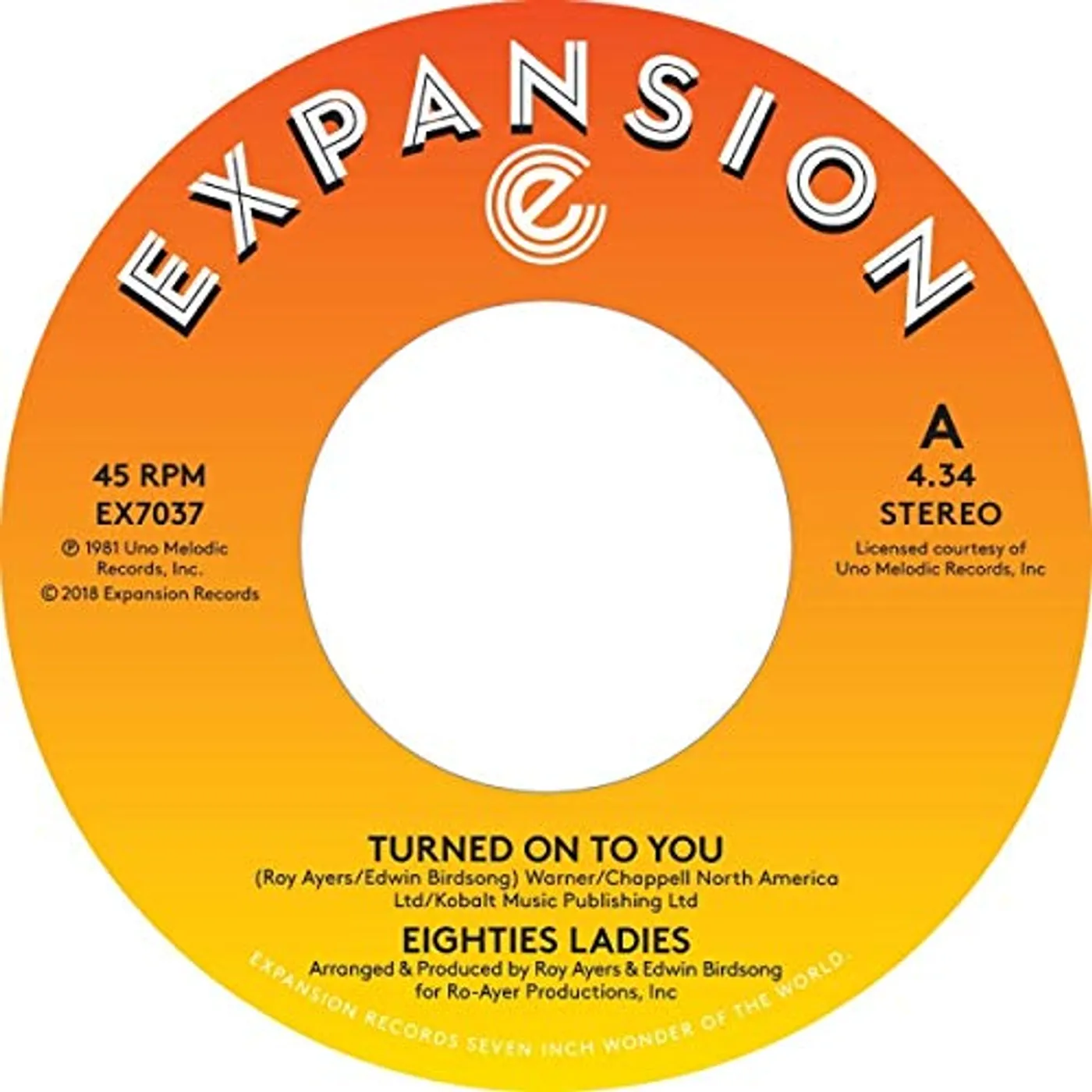 Eighties Ladies TURNED ON TO YOU / LADIES OF THE EIGHTIES Vinyl Record