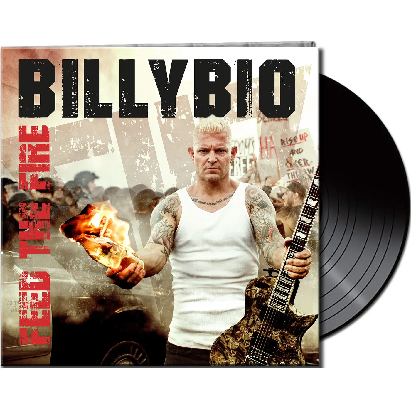 BillyBio FEED THE FIRE (BLACK VINYL) Vinyl Record