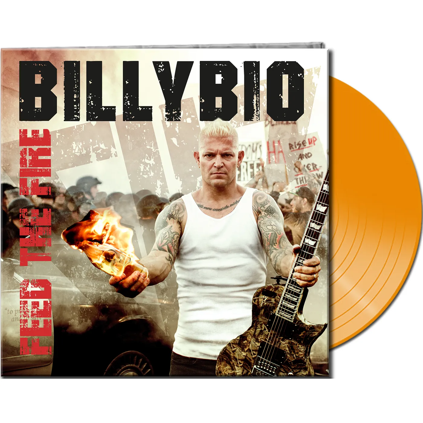 BillyBio FEED THE FIRE (ORANGE VINYL) Vinyl Record