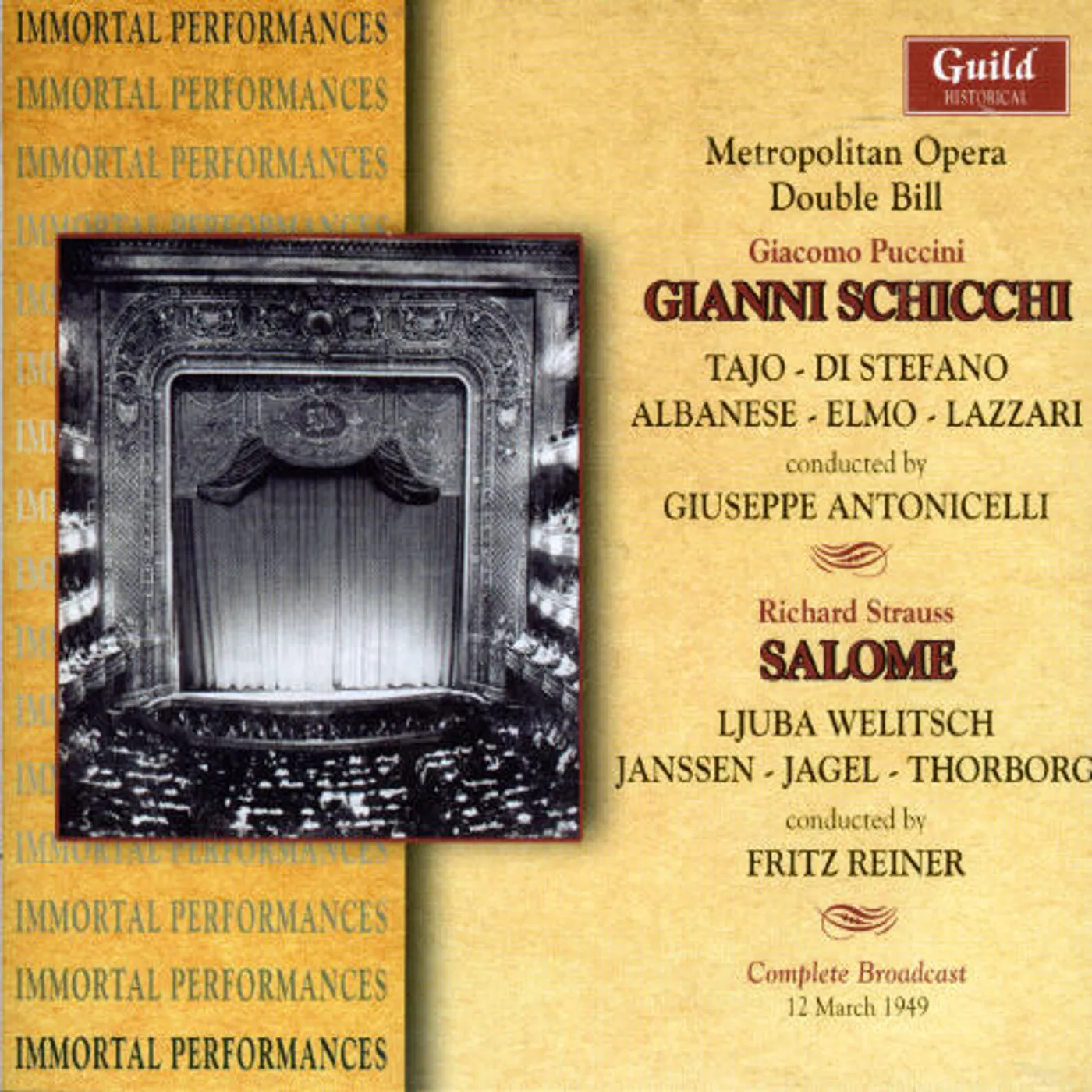 Metropolitan Opera GIANNI SCHICCHI 1949 CD