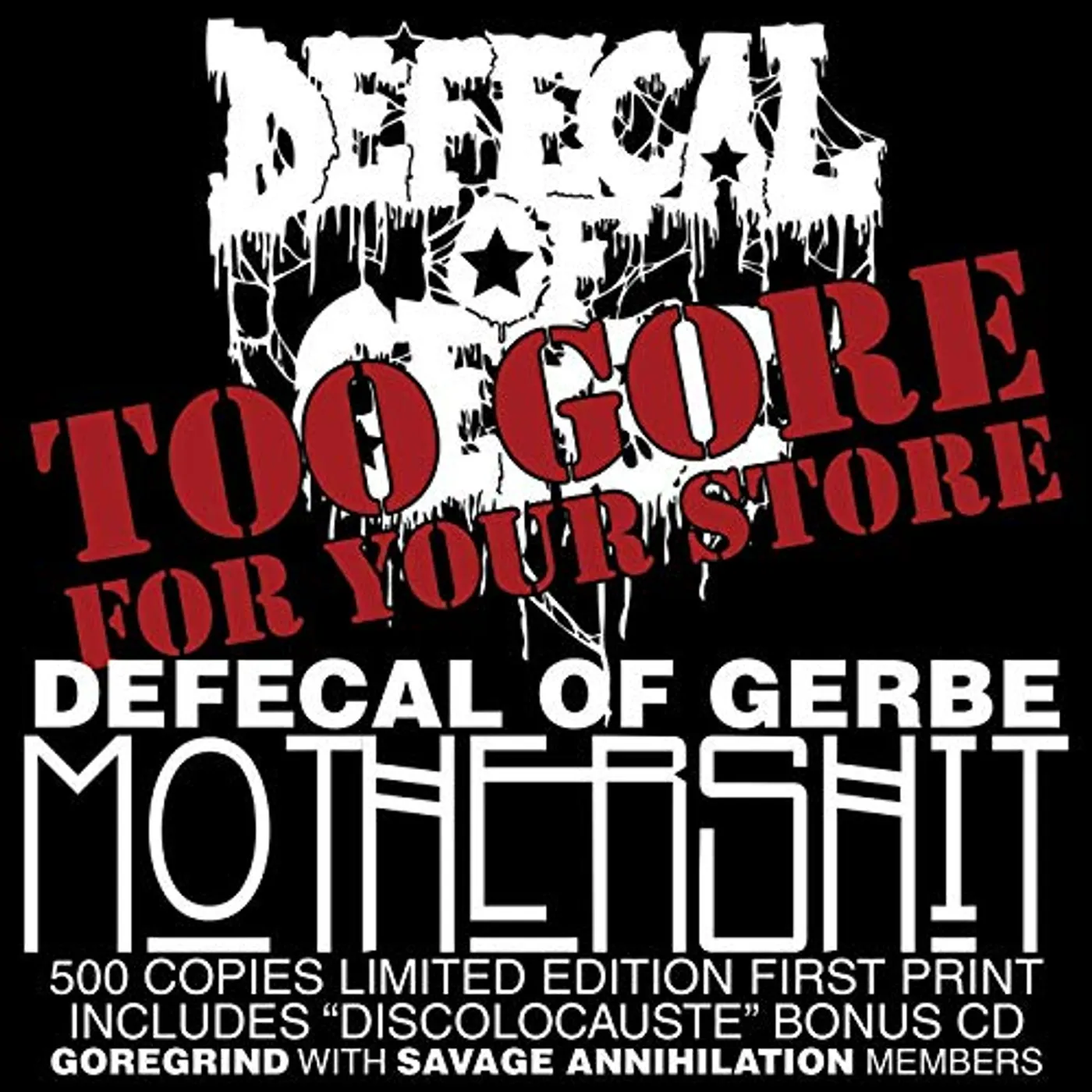 Defecal Of Gerbe MOTHERSHIT CD