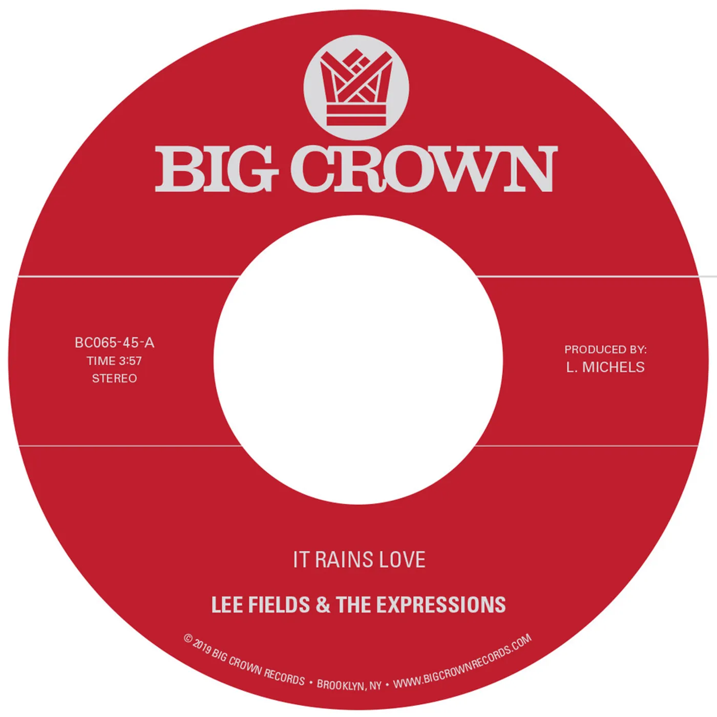 Lee Fields & The Expressions IT RAINS LOVE / WILL I GET OFF EASY Vinyl Record