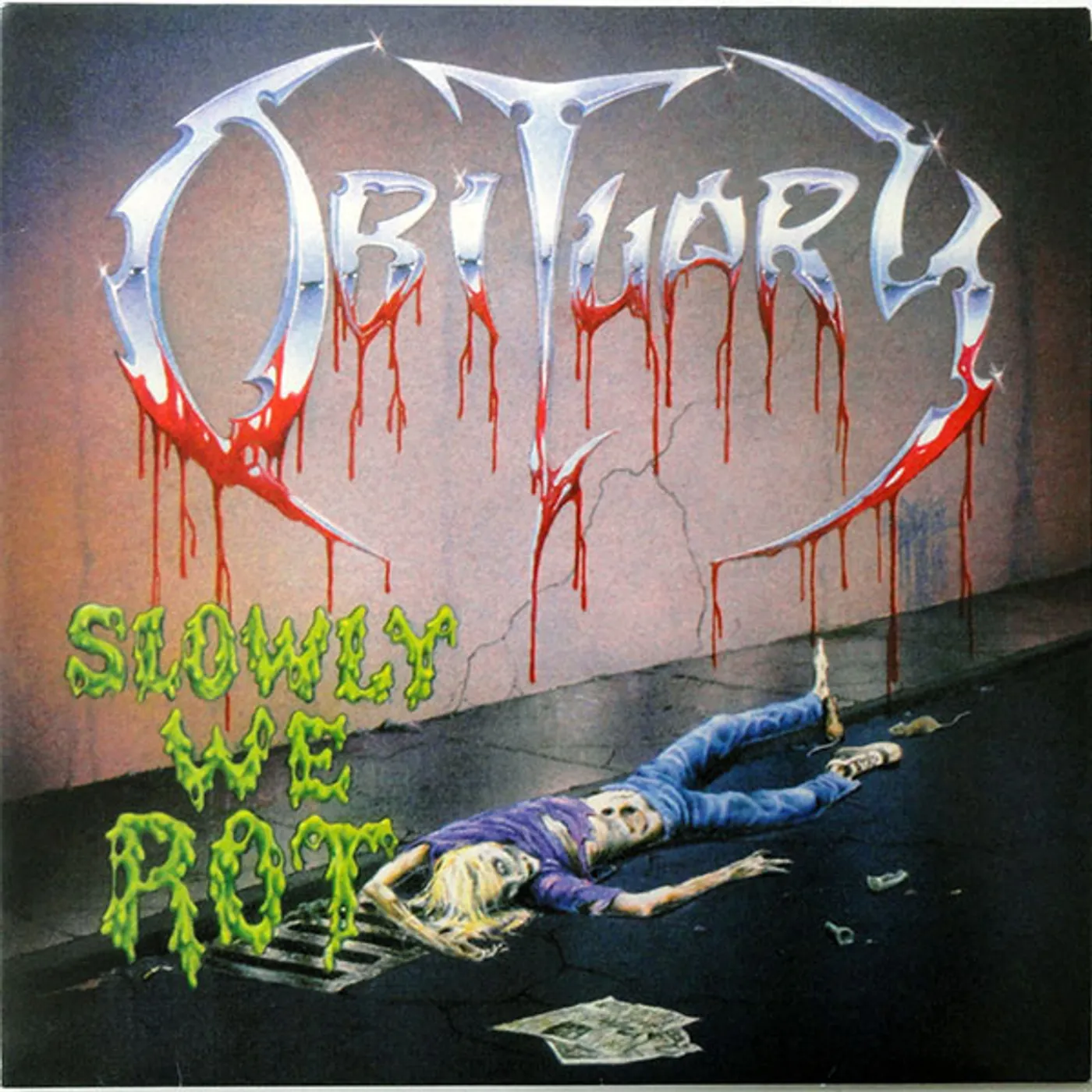 Obituary Slowly We Rot Vinyl Record