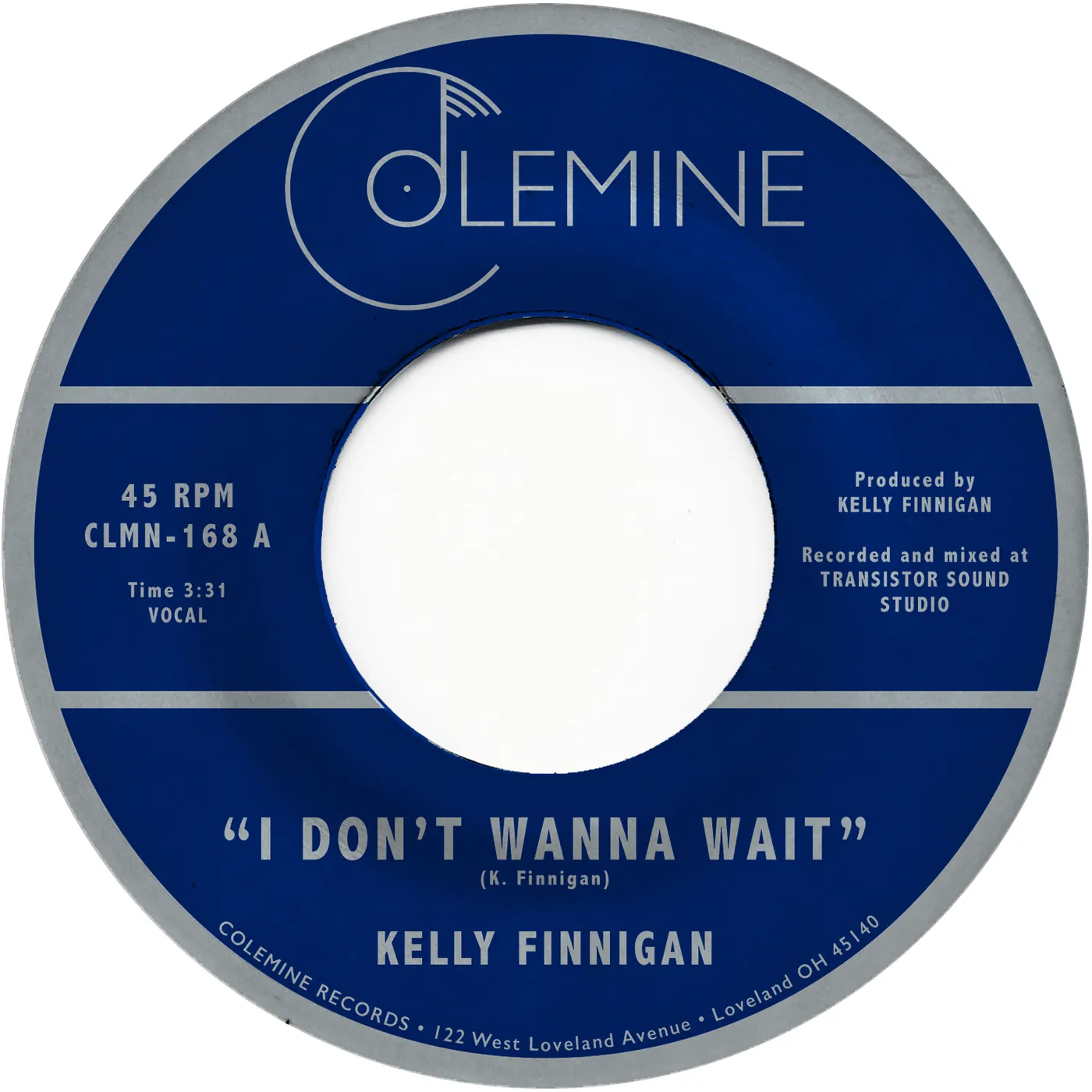 Kelly Finnigan I Don't Wanna Wait Vinyl Record