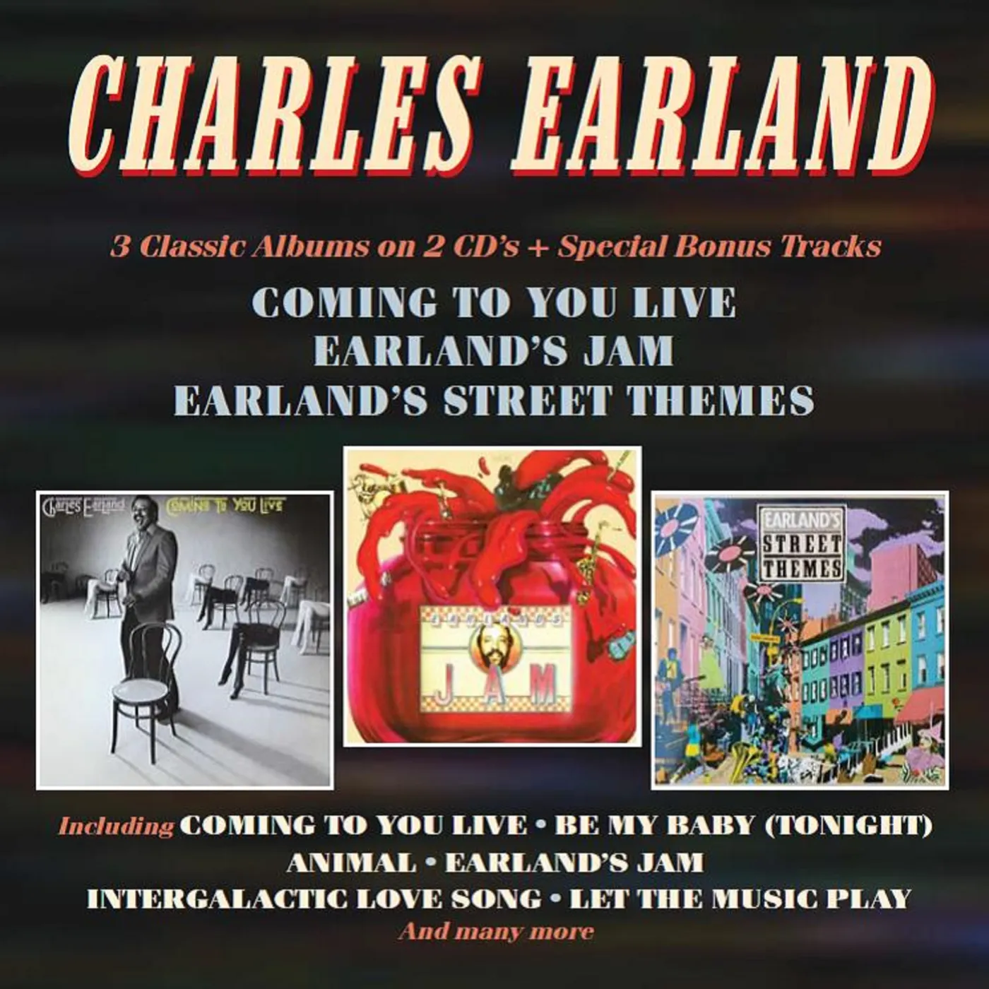 Charles Earland COMING TO YOU LIVE / EARLAND'S JAM / EARLAND'S CD