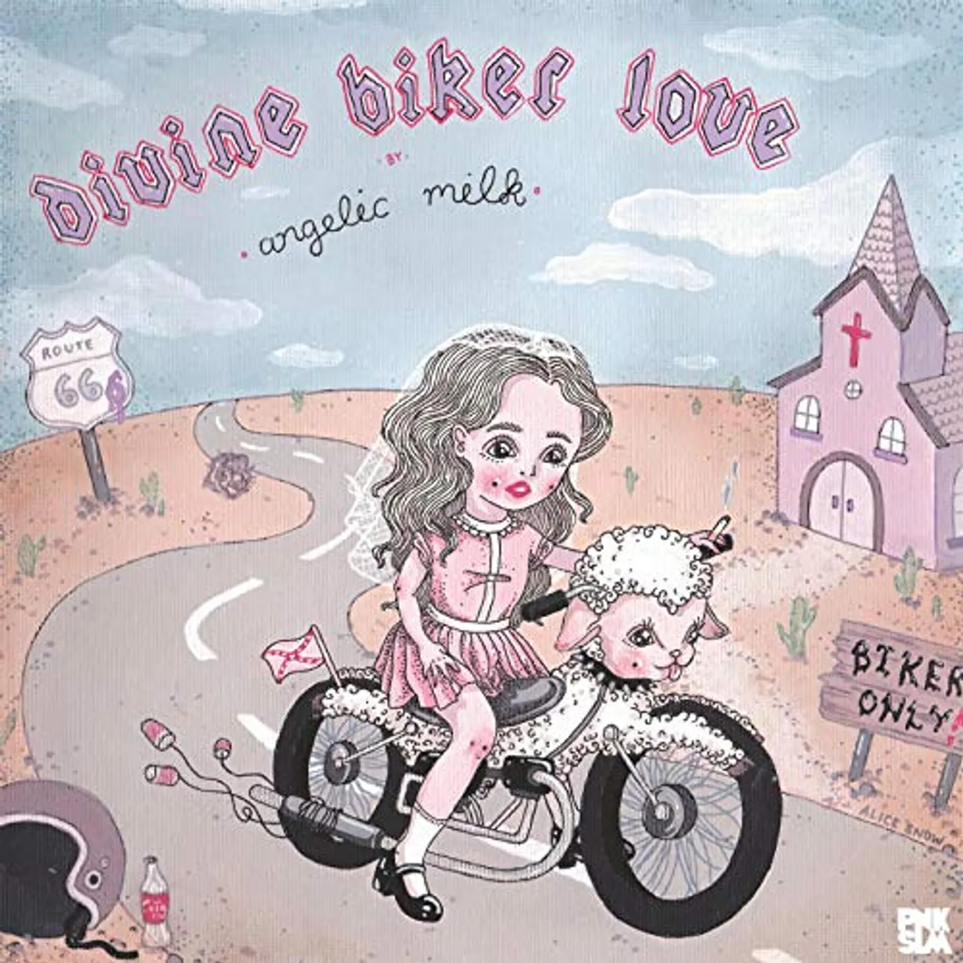 angelic milk Divine Biker Love Vinyl Record