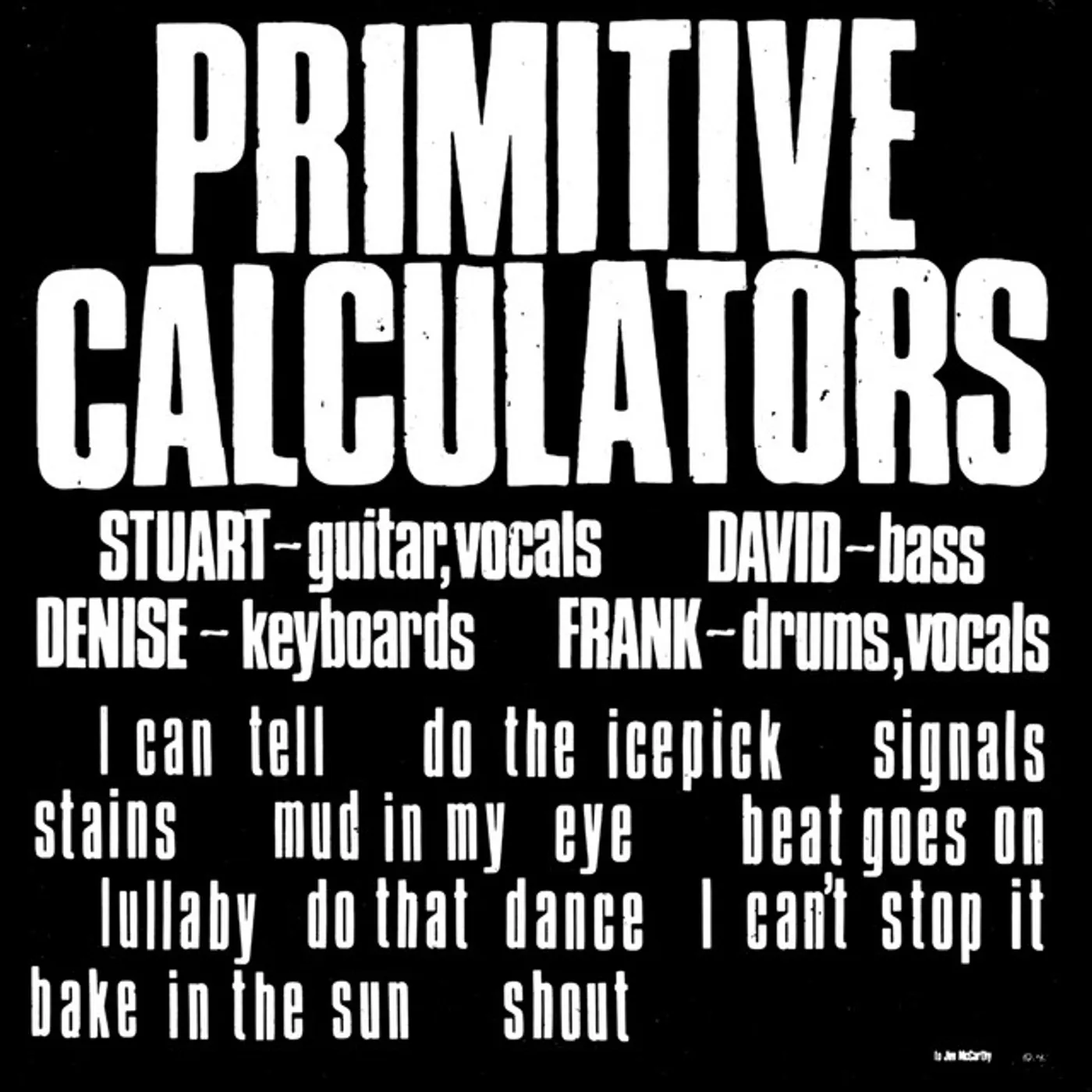 PRIMITIVE CALCULATORS CD