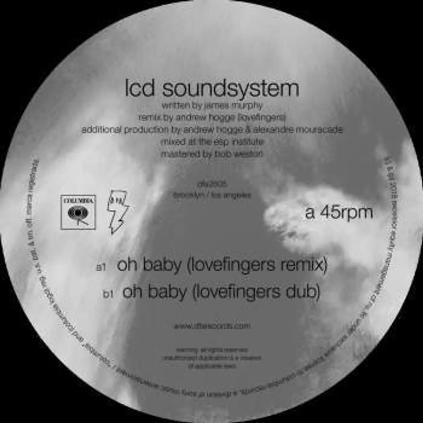LCD Soundsystem OH BABY (LOVEFINGERS REMIXES) Vinyl Record