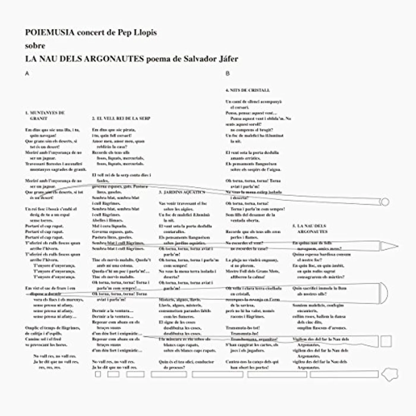 Pep Llopis Poiemusia La Nau Dels Argonautes Vinyl Record