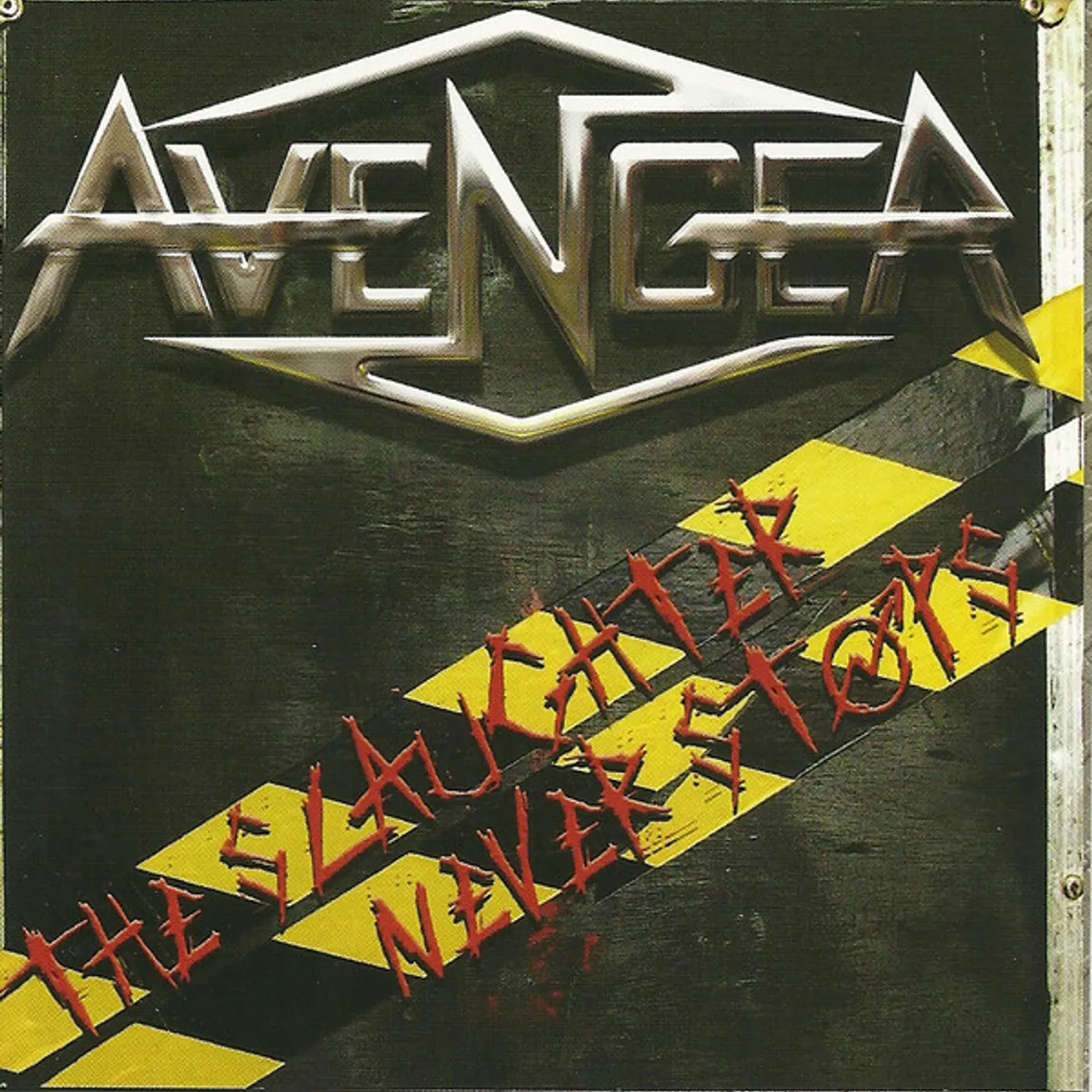 Avenger SLAUGHTER NEVER STOPS Vinyl Record