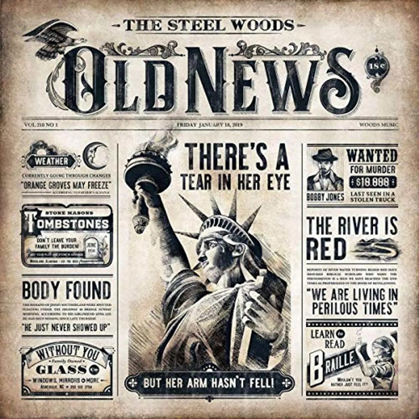 The Steel Woods Old News Vinyl Record
