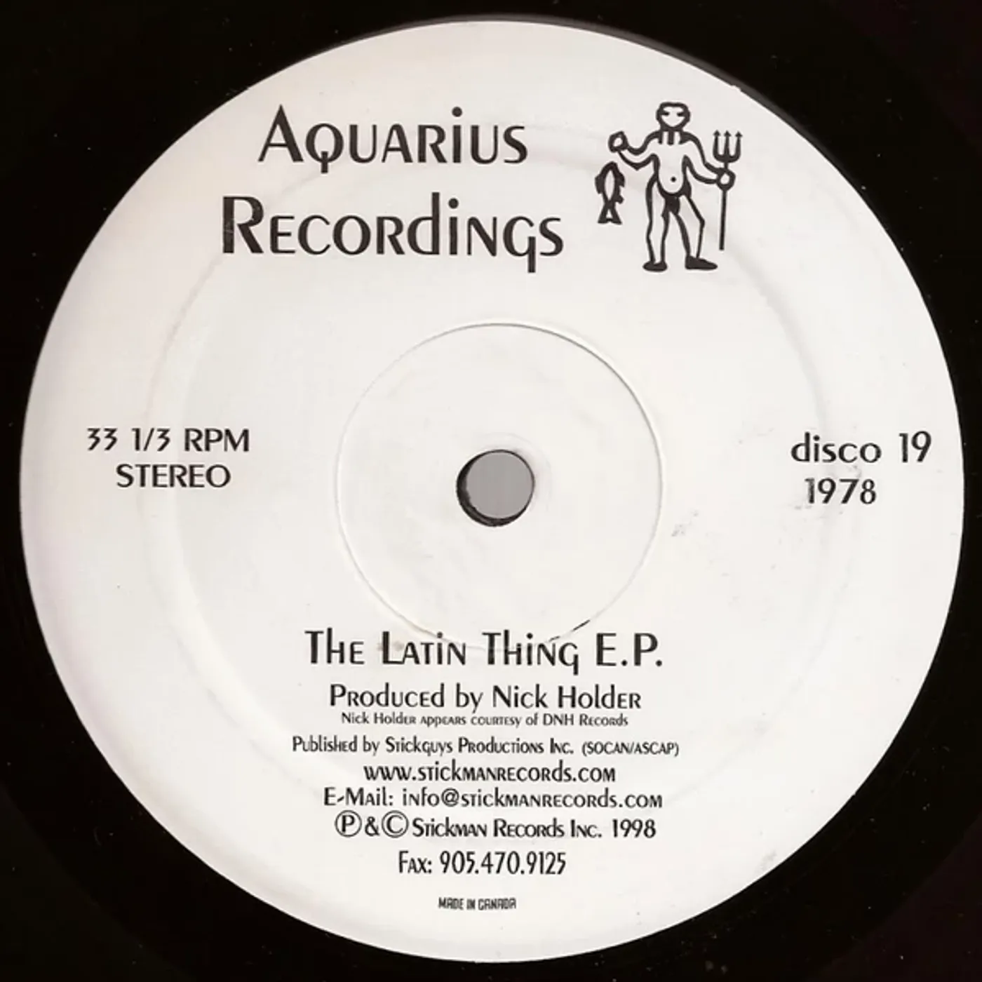 Nick Holder LATIN THING CD