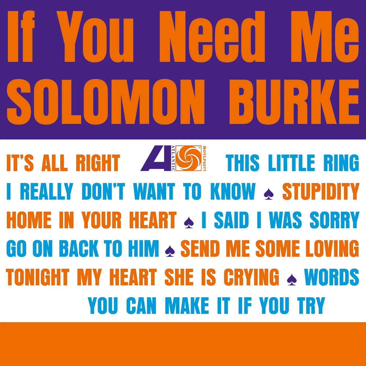 Solomon Burke If You Need Me Vinyl Record