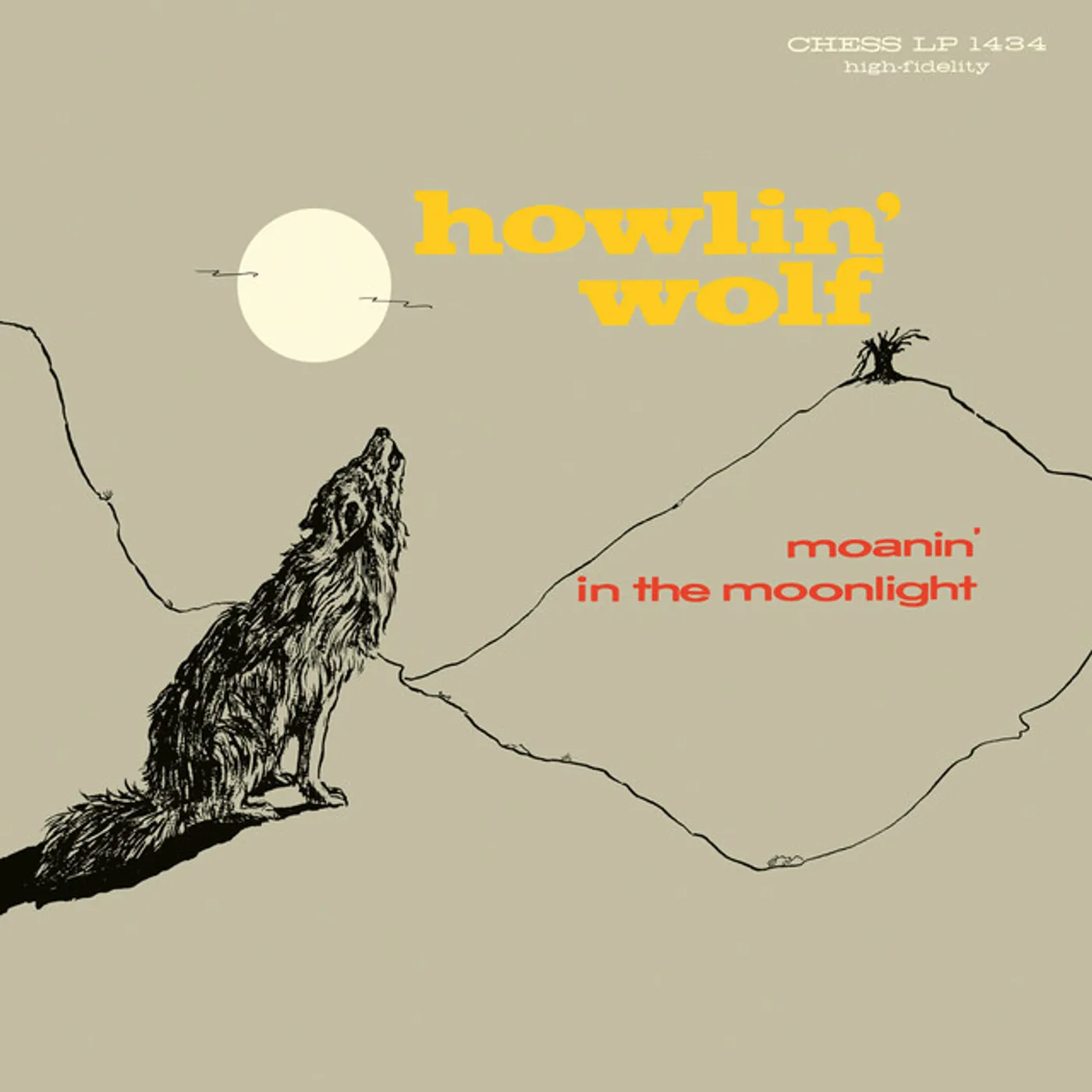 Howlin' Wolf MOANIN IN THE MOONLIGHT Vinyl Record