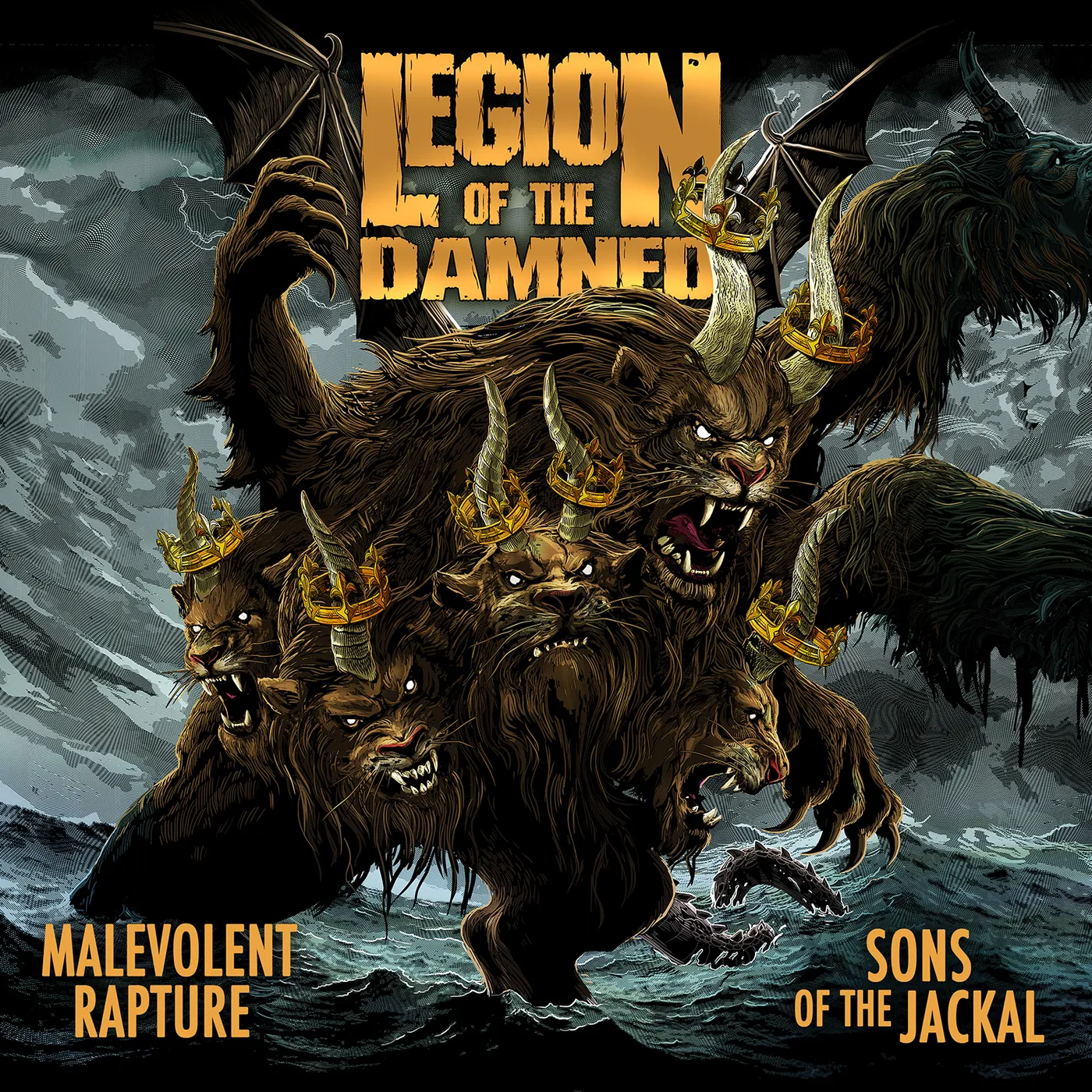 Legion Of The Damned MALEVOLENT RAPTURE / SONS OF THE JACKAL CD