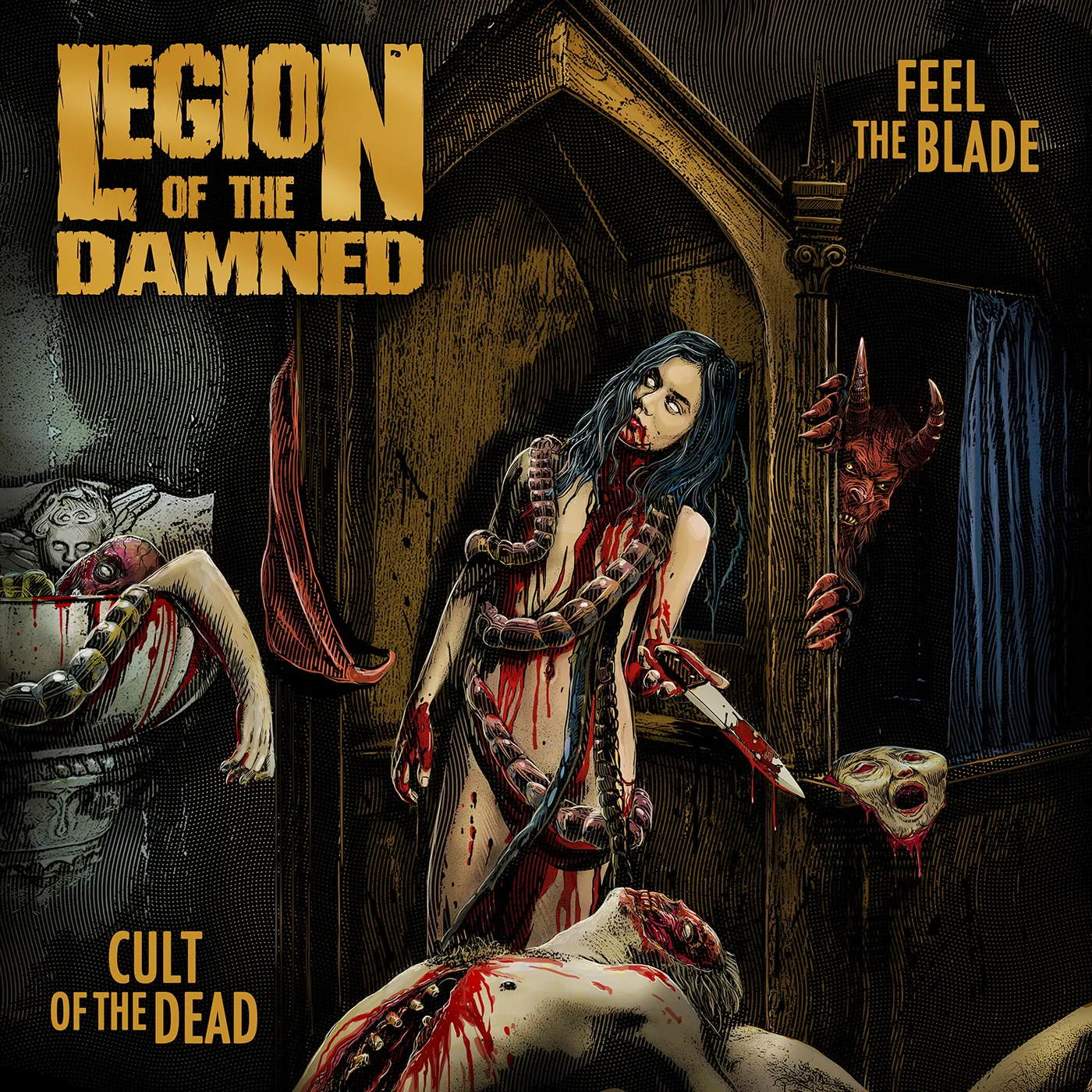 Legion Of The Damned FEEL THE BLADE / CULT OF THE DEAD CD