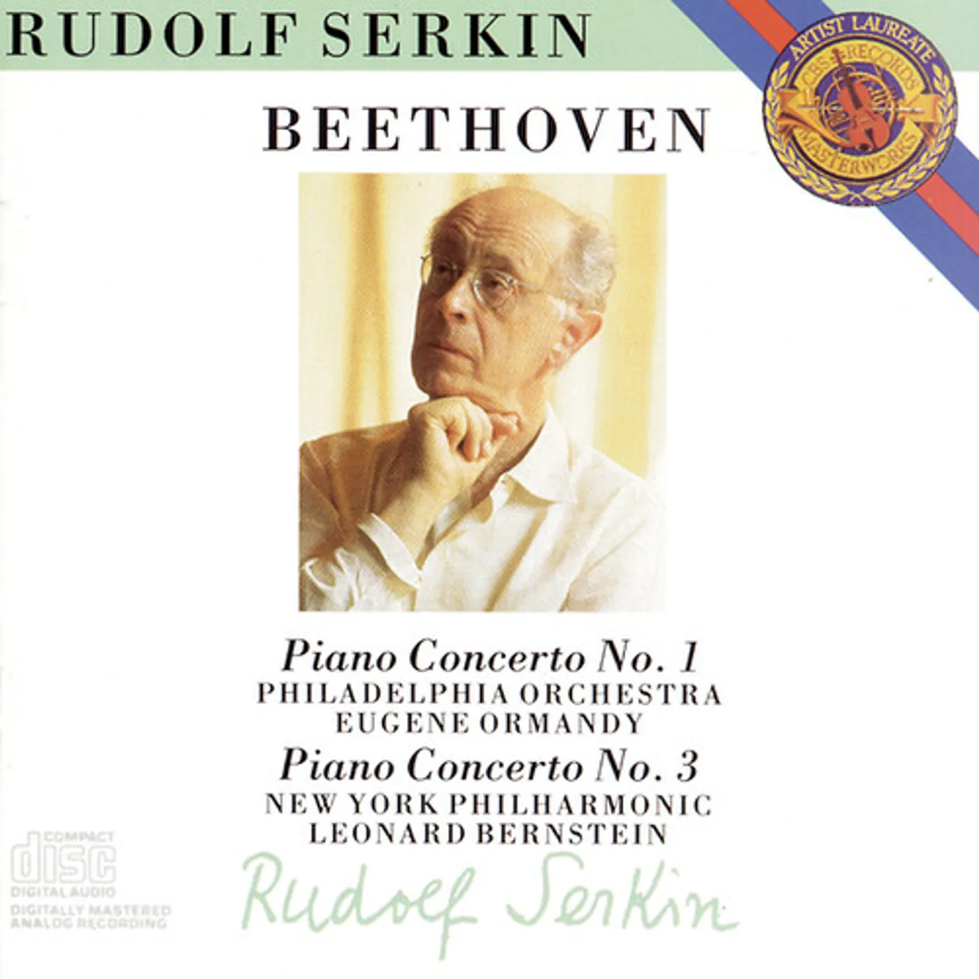 Beethoven / Serkin PIANO CONCERTI 1 & 3 CD