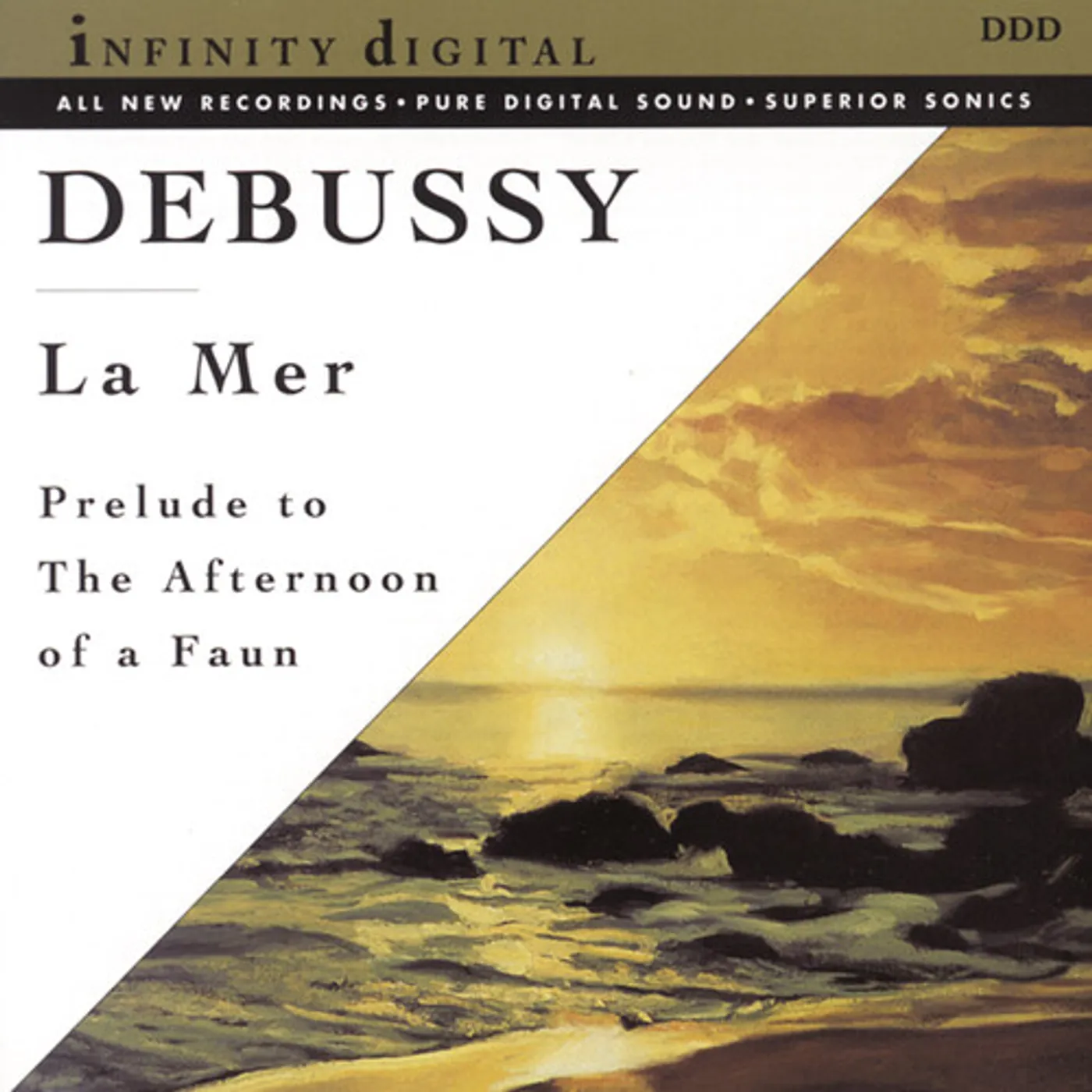 Debussy LA MER / PRELUDE TO THE AFTERNOON OF A FAUN CD