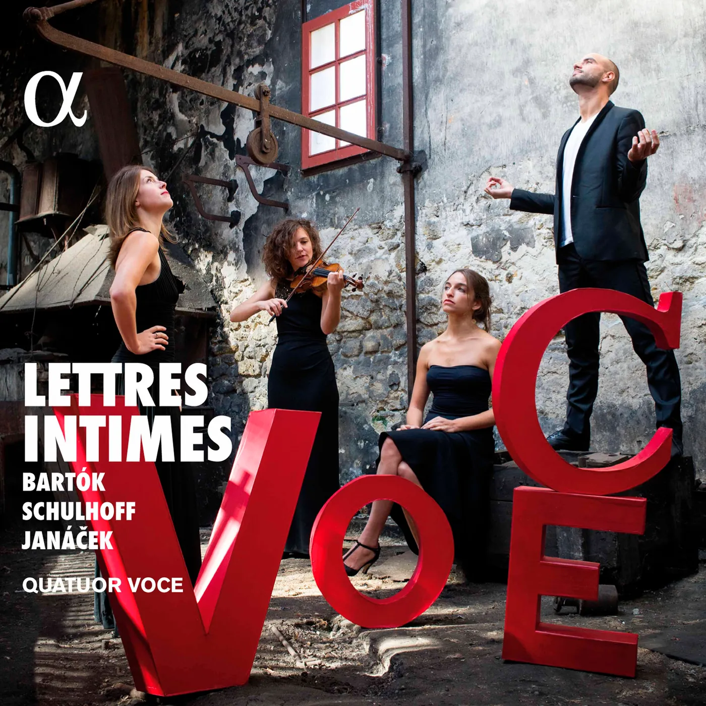 Quatuor Voce LETTRES INTIMES: QUARTETS BY BARTOK SCHULHOFF CD