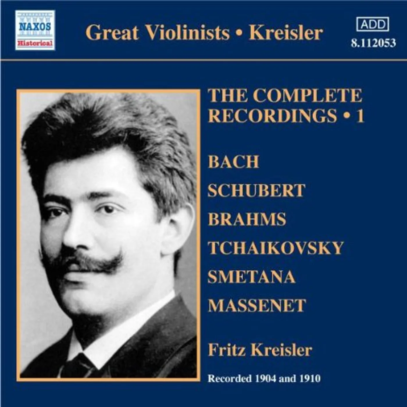 Fritz Kreisler INTEGRALE DES ENREGISTREMENTS VOL. 1 CD