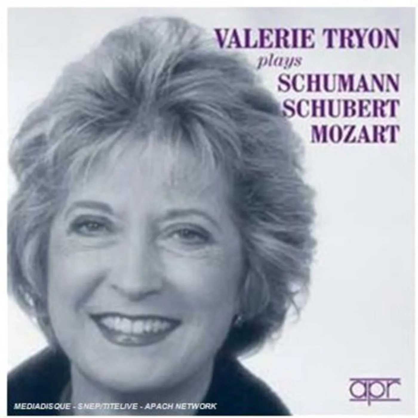 VALERIE TRYON PLAYS SCHUMANN SCHUB CD