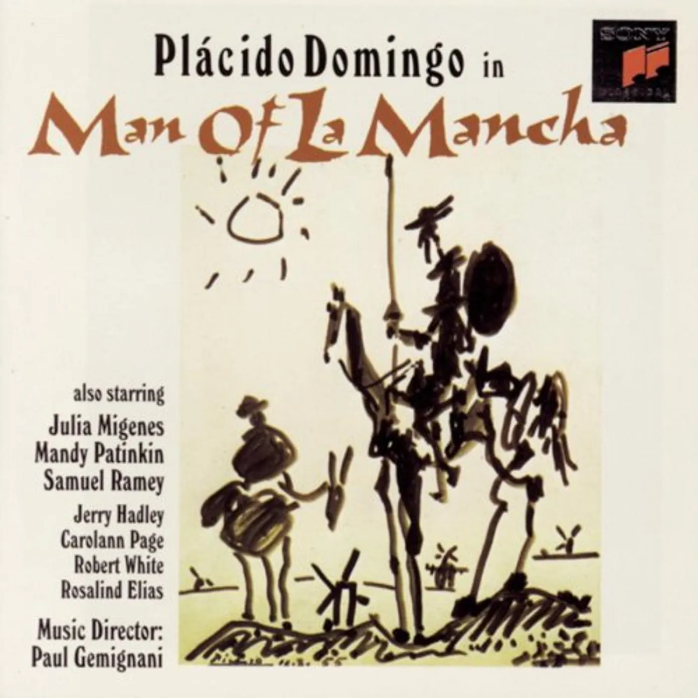 Plácido Domingo MAN OF LA MANCHA CD