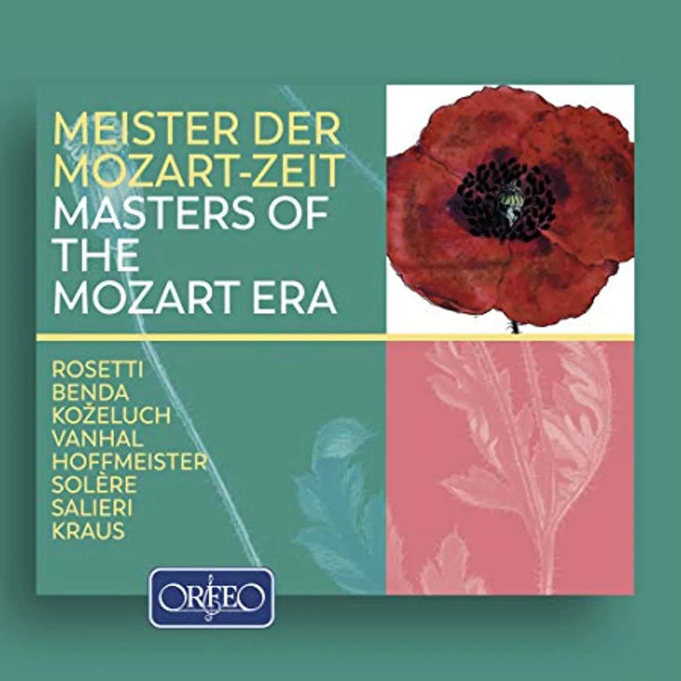 Benda MASTERS OF THE MOZART ERA CD