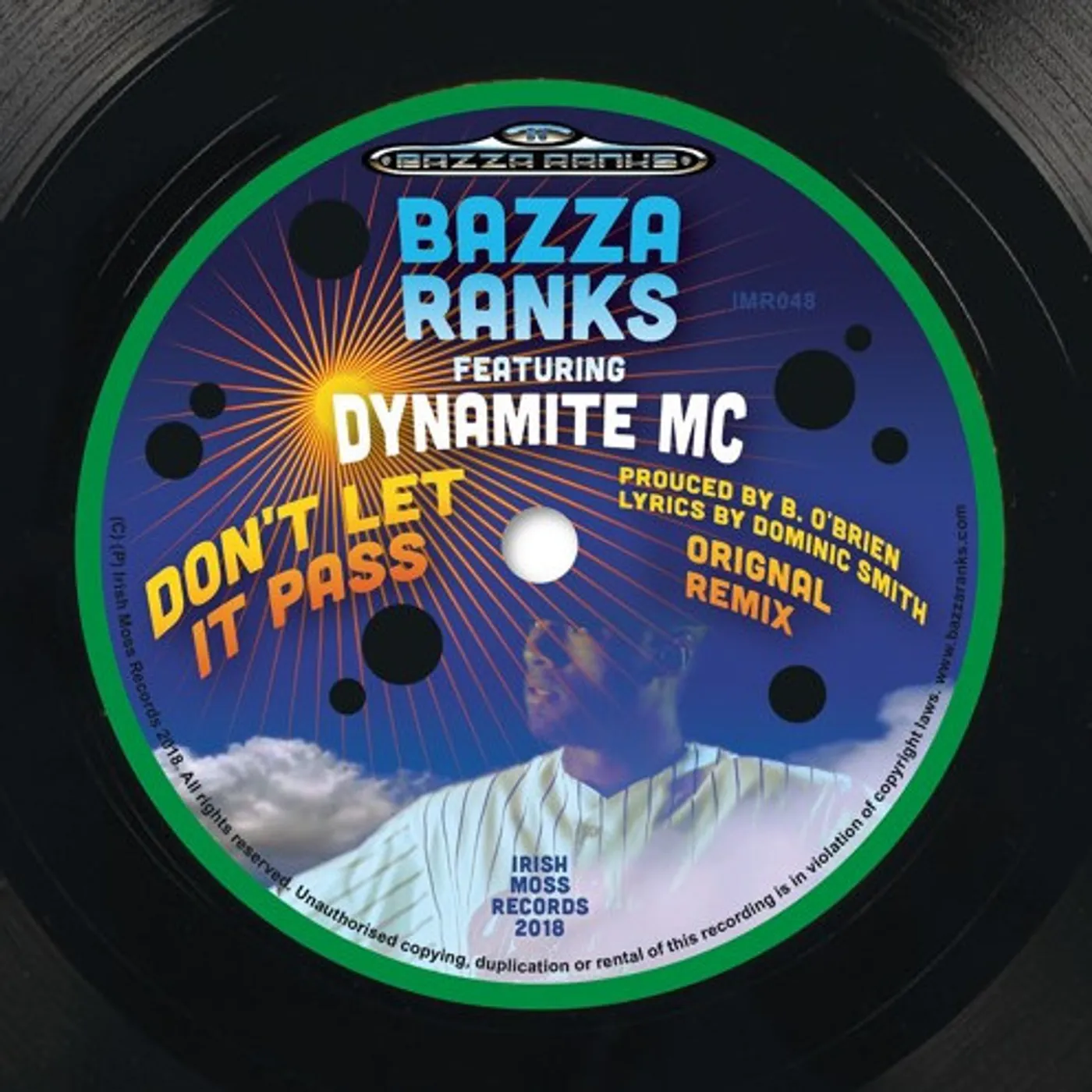 Bazza Ranks DON'T LET IT PASS Vinyl Record