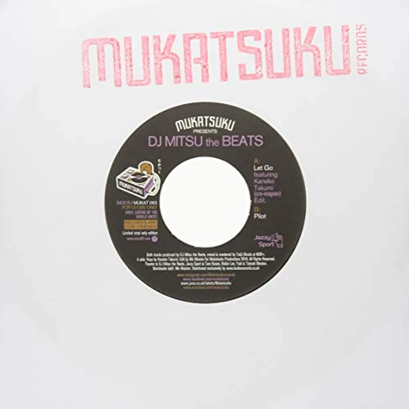 DJ Mitsu The Beats LET GO / PILOT Vinyl Record