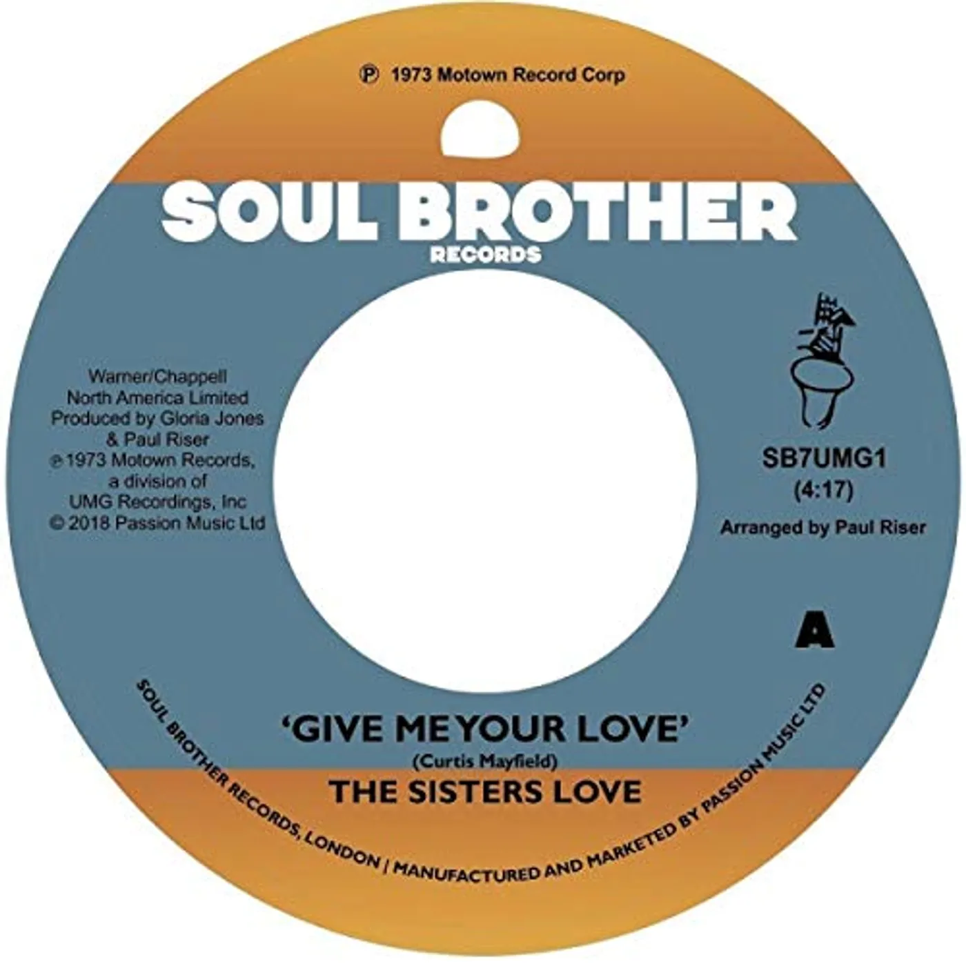 Sisters Love GIVE ME YOUR LOVE / TRY IT YOU'LL LIKE IT Vinyl Record
