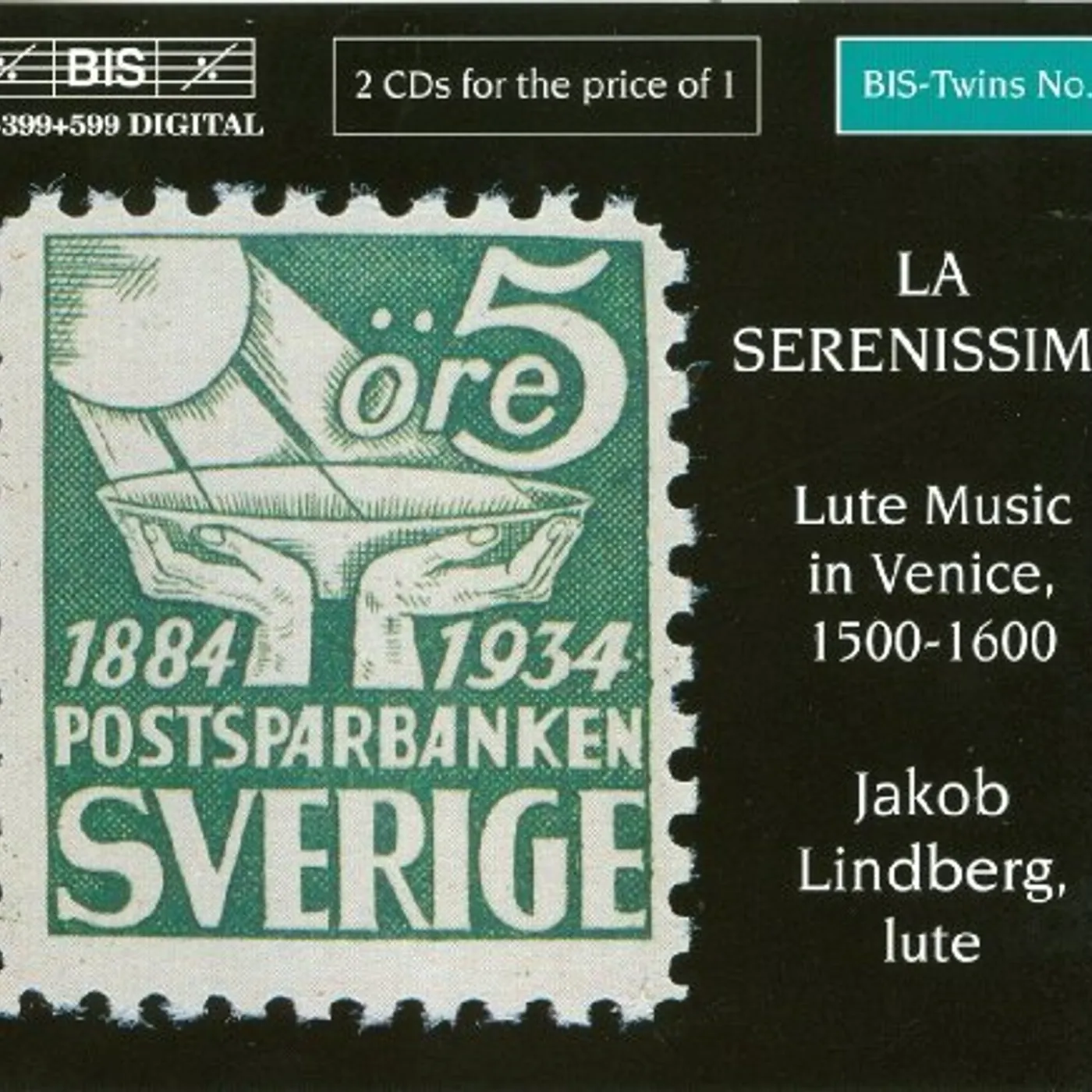 Jakob Lindberg LA SERENISSIMA: LUTE MUSIC IN CD