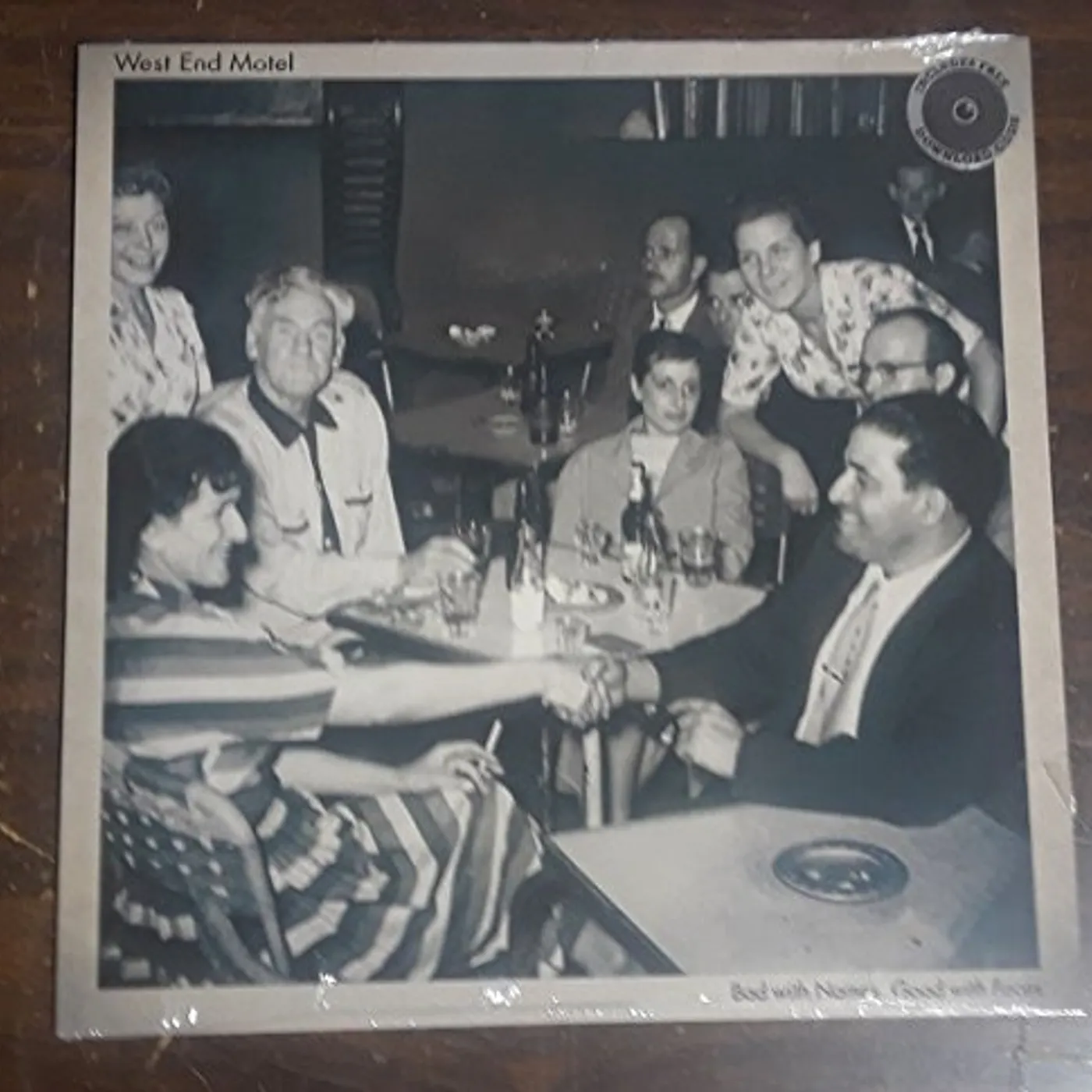 West End Motel BAD WITH NAMES & GOOD WITH FACES Vinyl Record