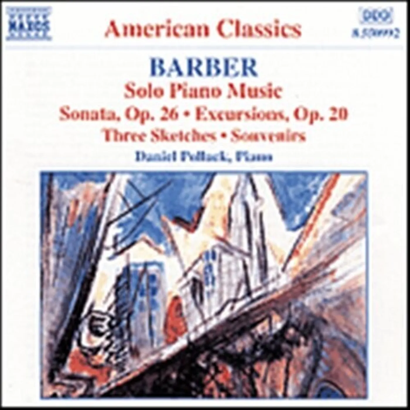 Barber SOLO PIANO MUSIC CD