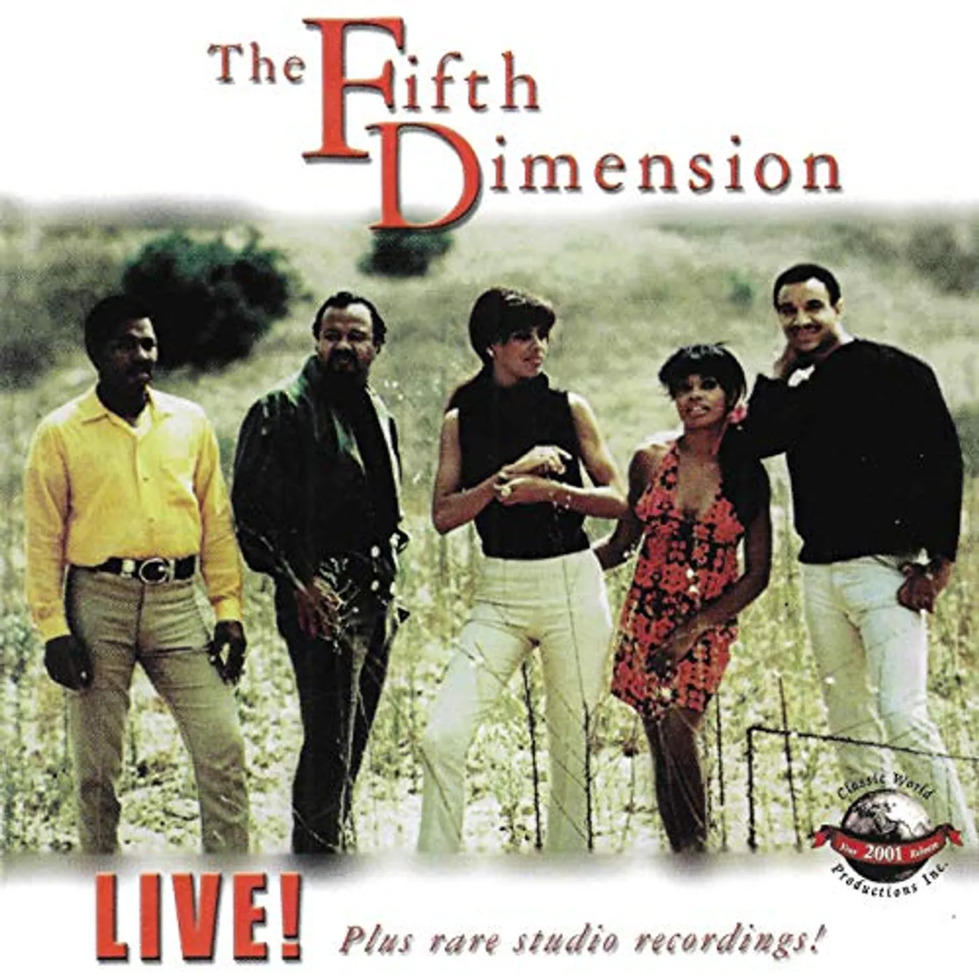 Fifth Dimension LIVE PLUS RARE STUDIO RECORDINGS CD