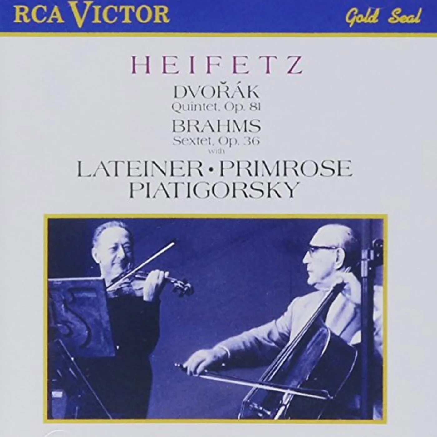 Jascha Heifetz QUINTET OP 81 CD