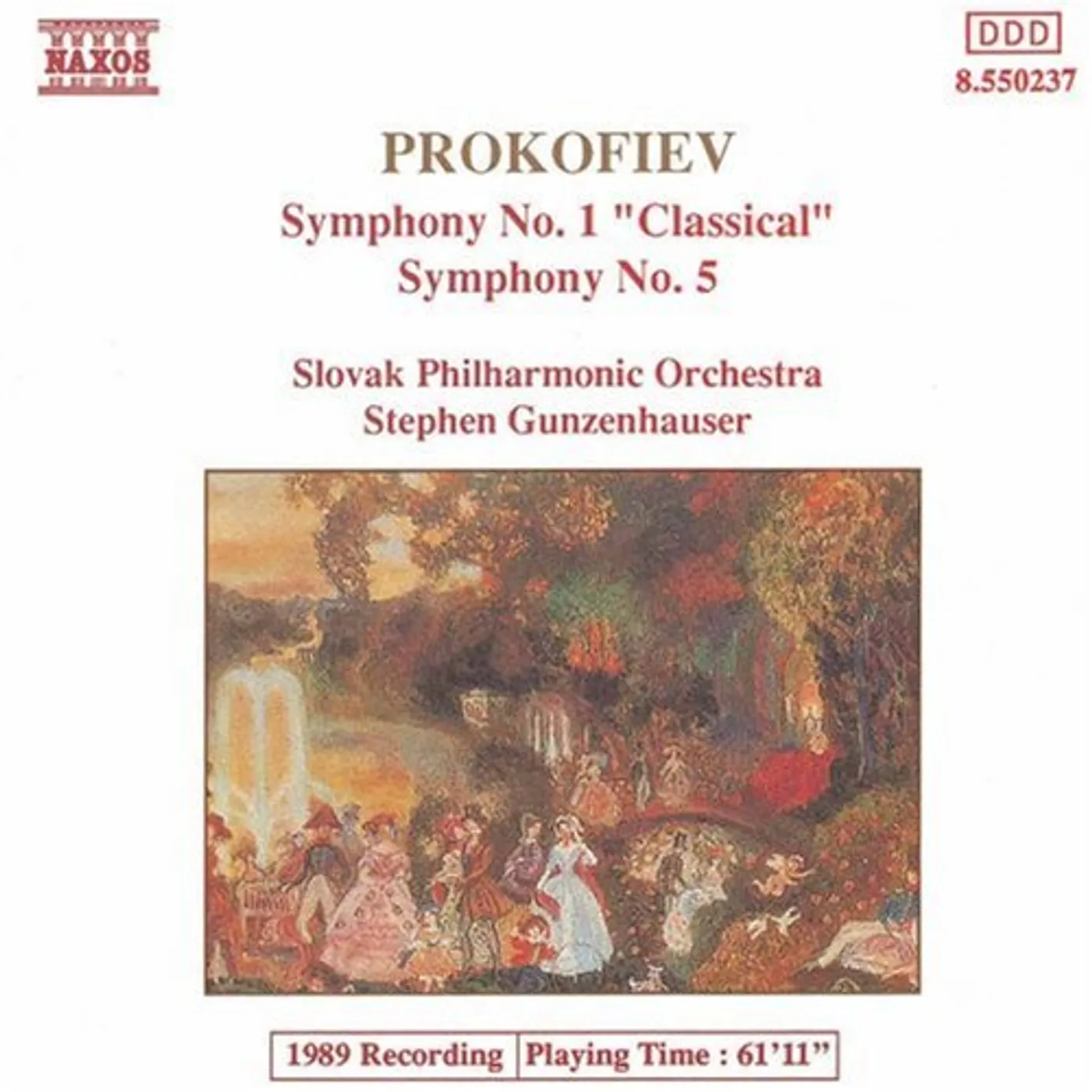 Prokofiev SYMS NOS 1 & 5 CD
