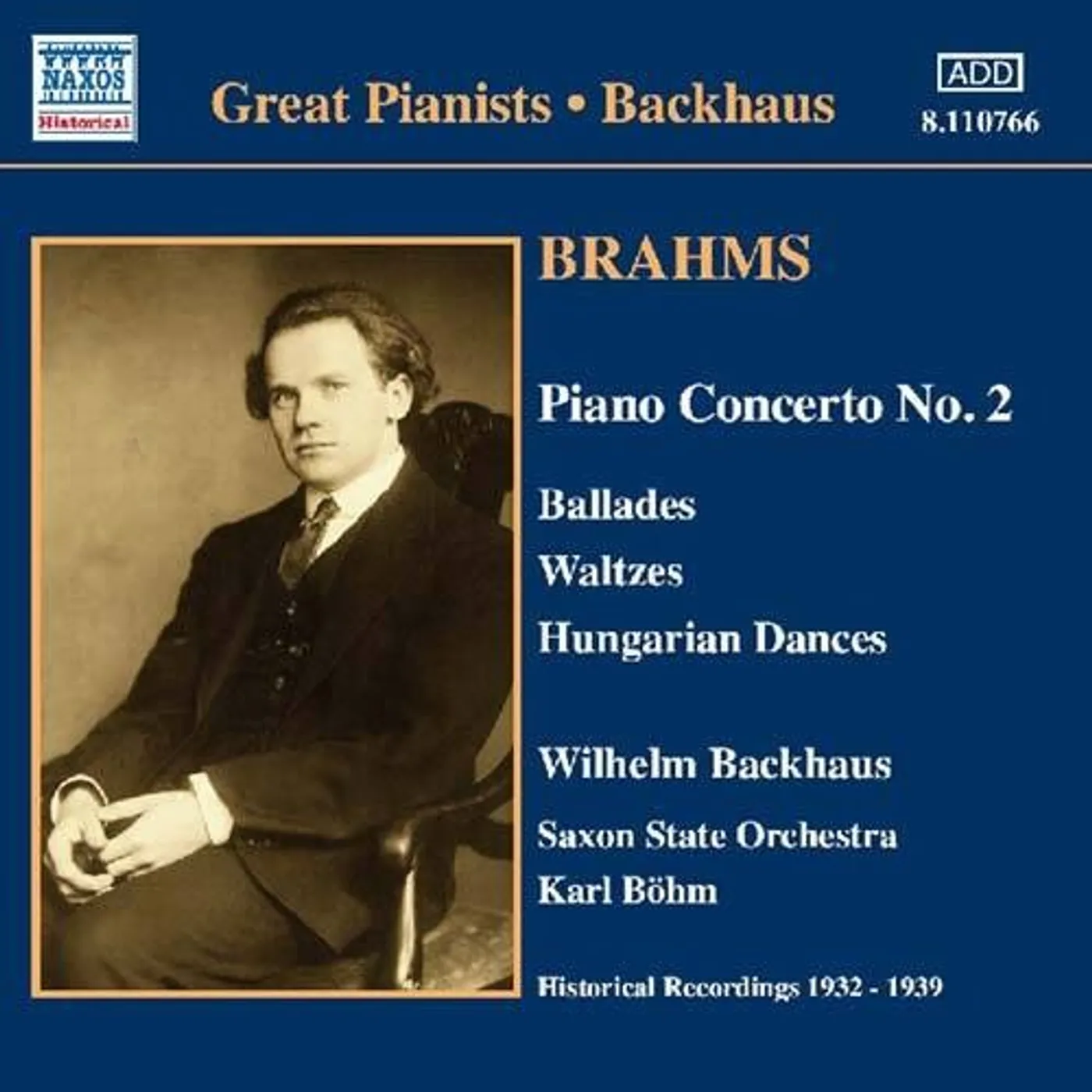 Johannes BrahmsD CD