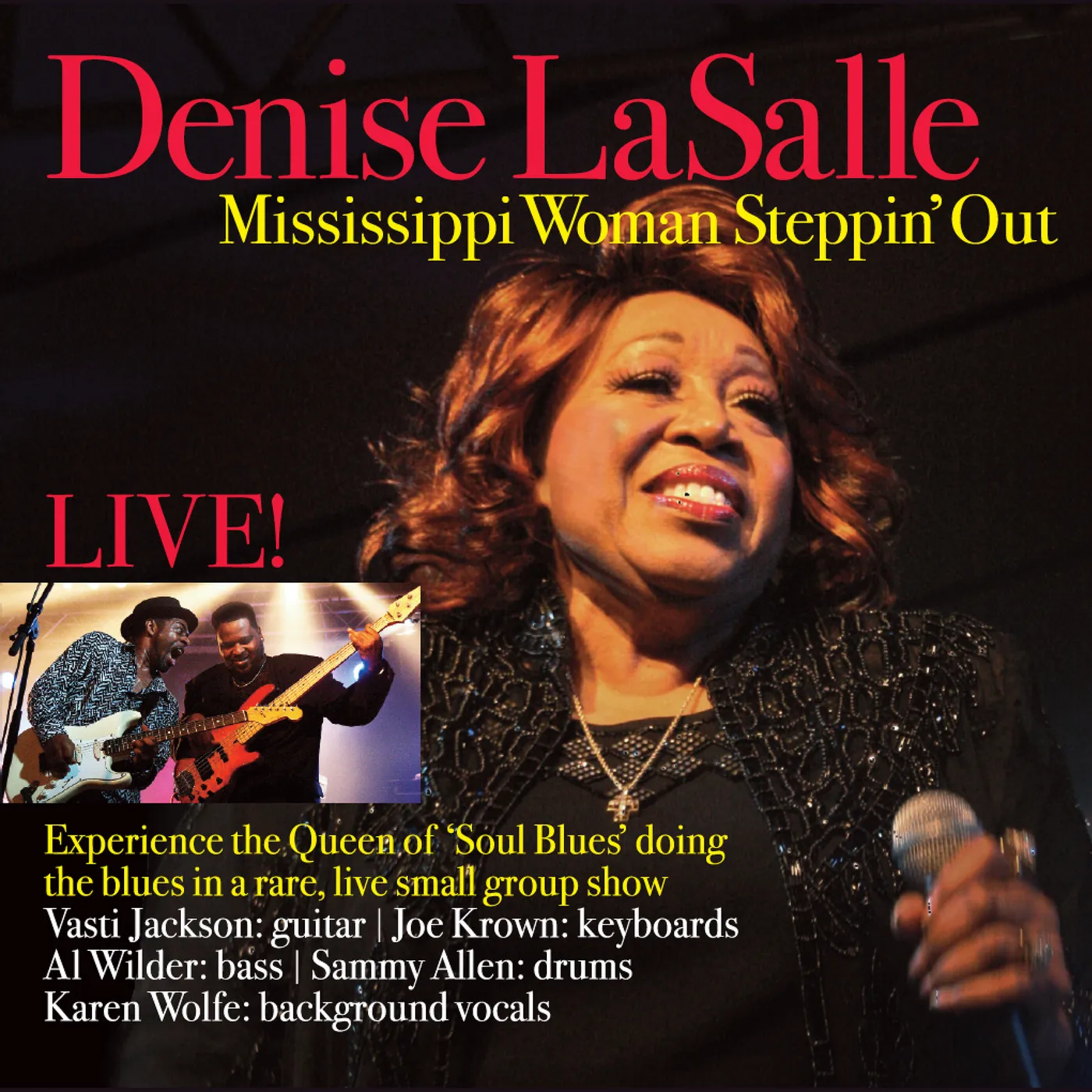 Denise LaSalle MISSISSIPPI WOMAN STEPPIN' OUT: LIVE CD