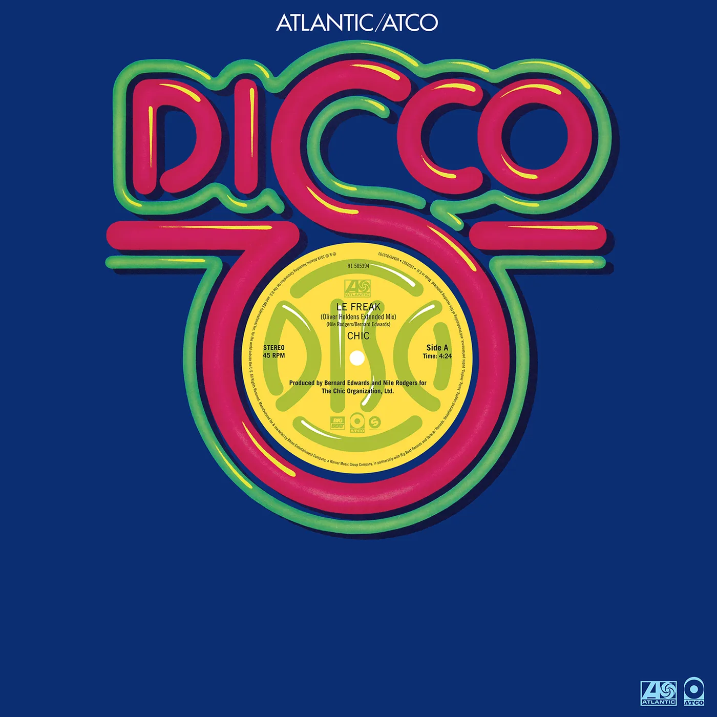 CHIC Le Freak Vinyl Record