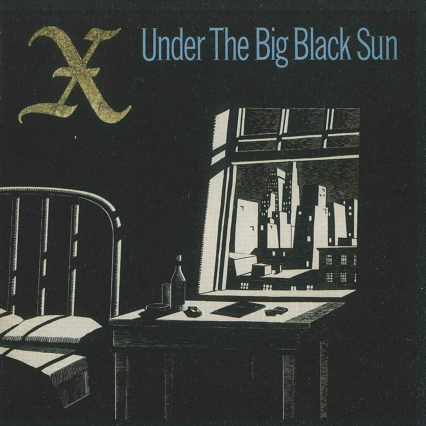 X  UNDER THE BIG BLACK SUN CD