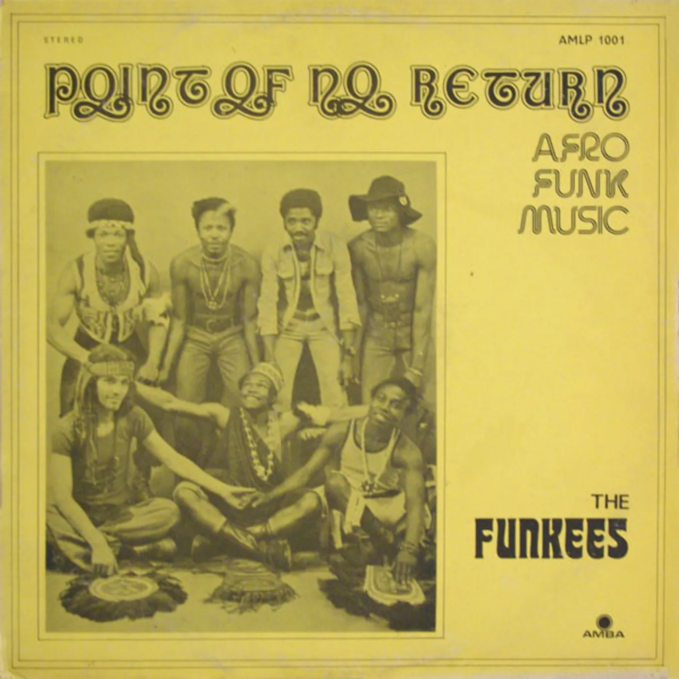 The Funkees POINT OF NO RETURN - AFRO FUNK MUSIC (NIGERIAN) Vinyl Record