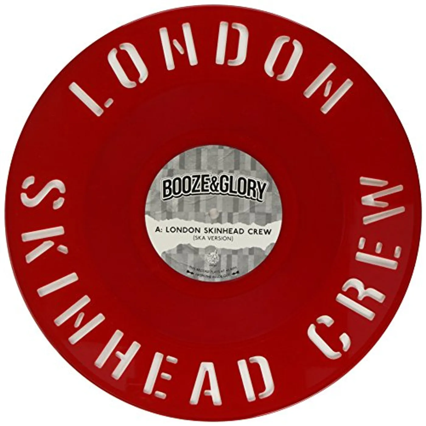 Booze & Glory LONDON SKINHEAD CREW DIECUT Vinyl Record