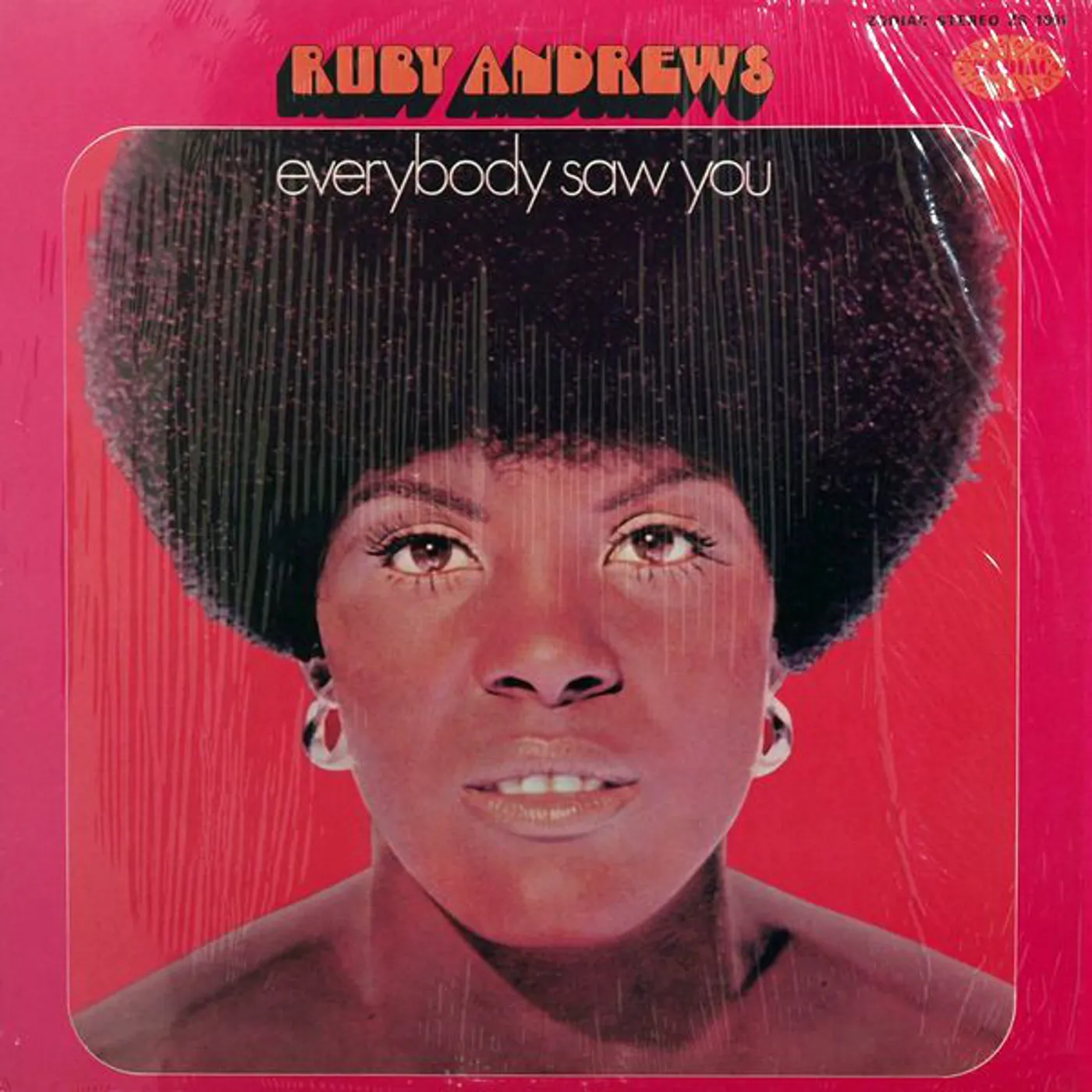 Ruby Andrews Everybody Saw You Vinyl Record