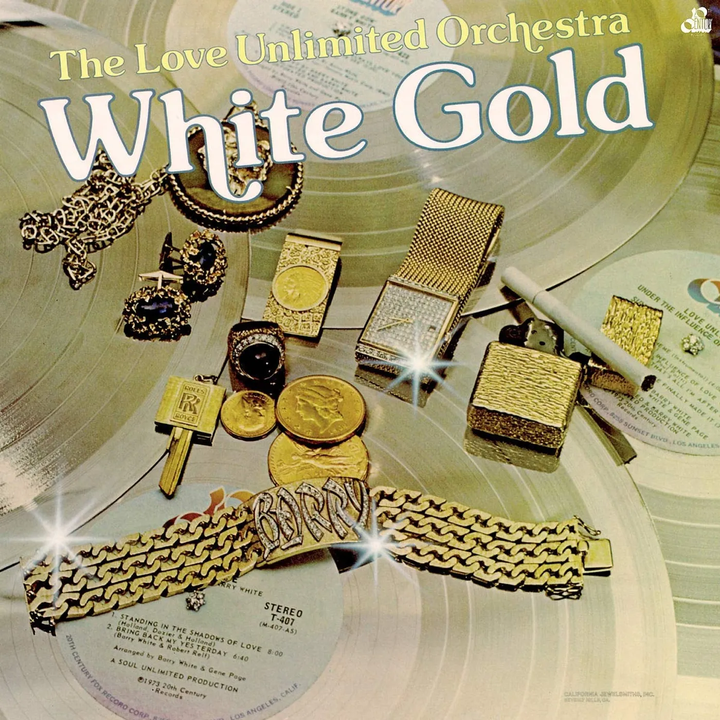 Love Unlimited White Gold Vinyl Record