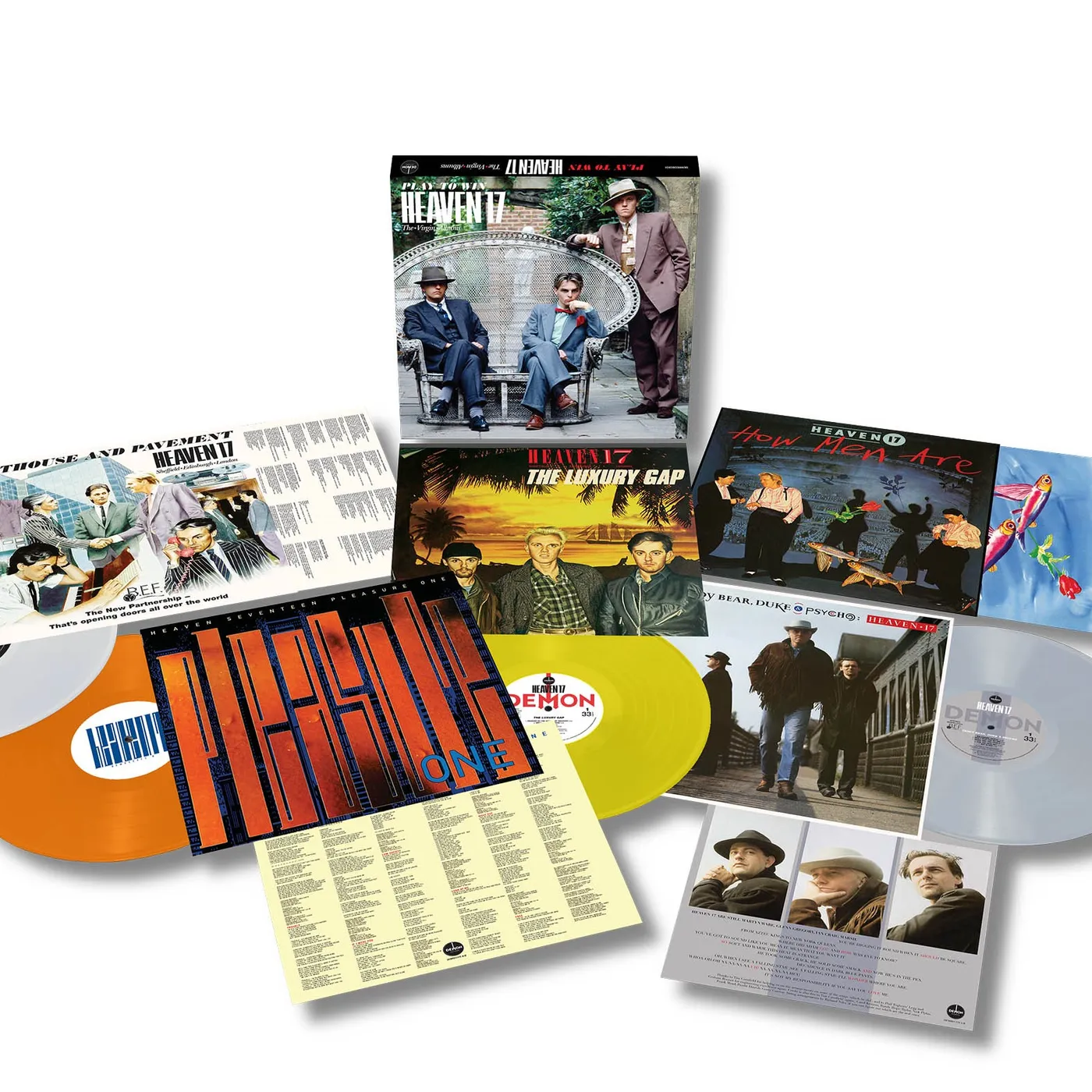 Heaven 17 PLAY TO WIN: VIRGIN ALBUMS  (VARIOUS COLOURED 180G VINYL/5LP) Vinyl Record