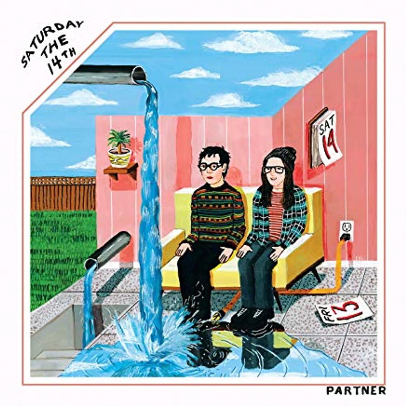 Partner SATURDAY THE 14TH (CYAN BLUE & EASTER EGG YELLOW VINYL) Vinyl Record